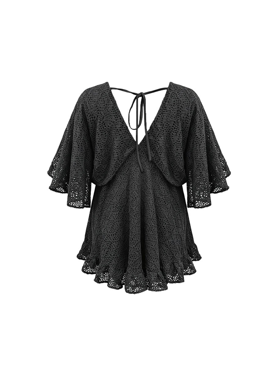 Vestido Tejido Estela Negro