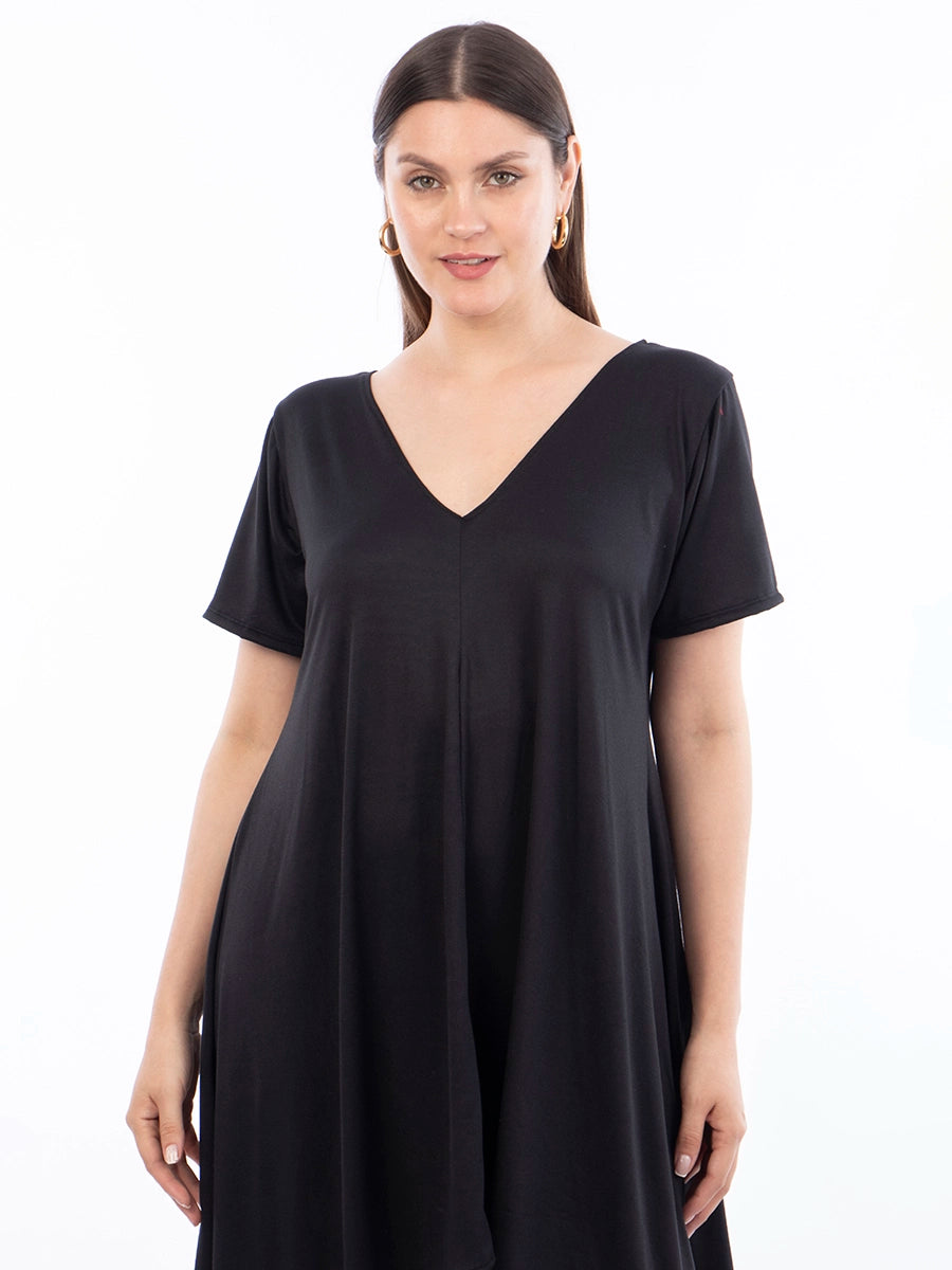 Vestido Básico en Tuvalu Negro