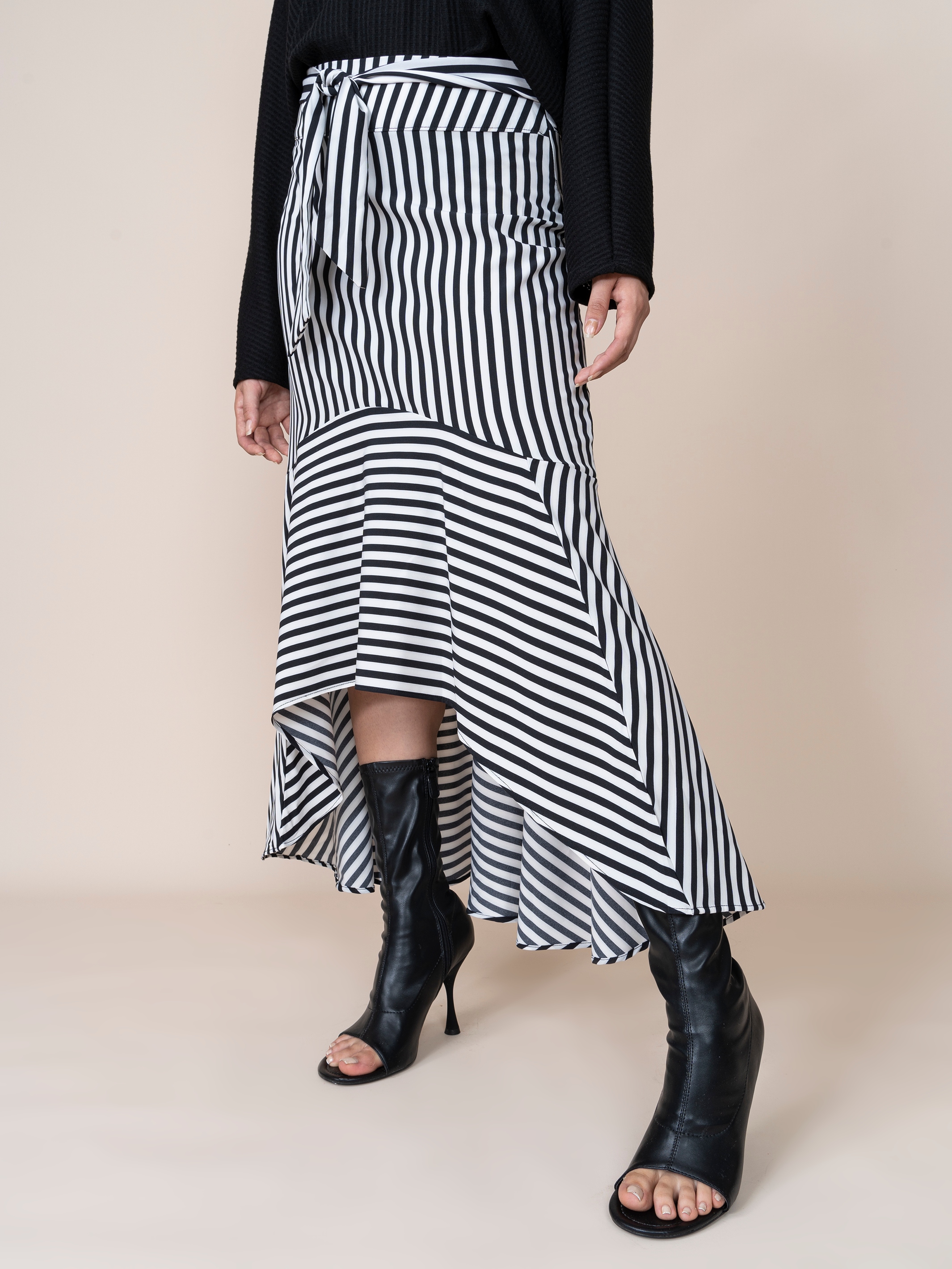 Lucero Striped Skirt