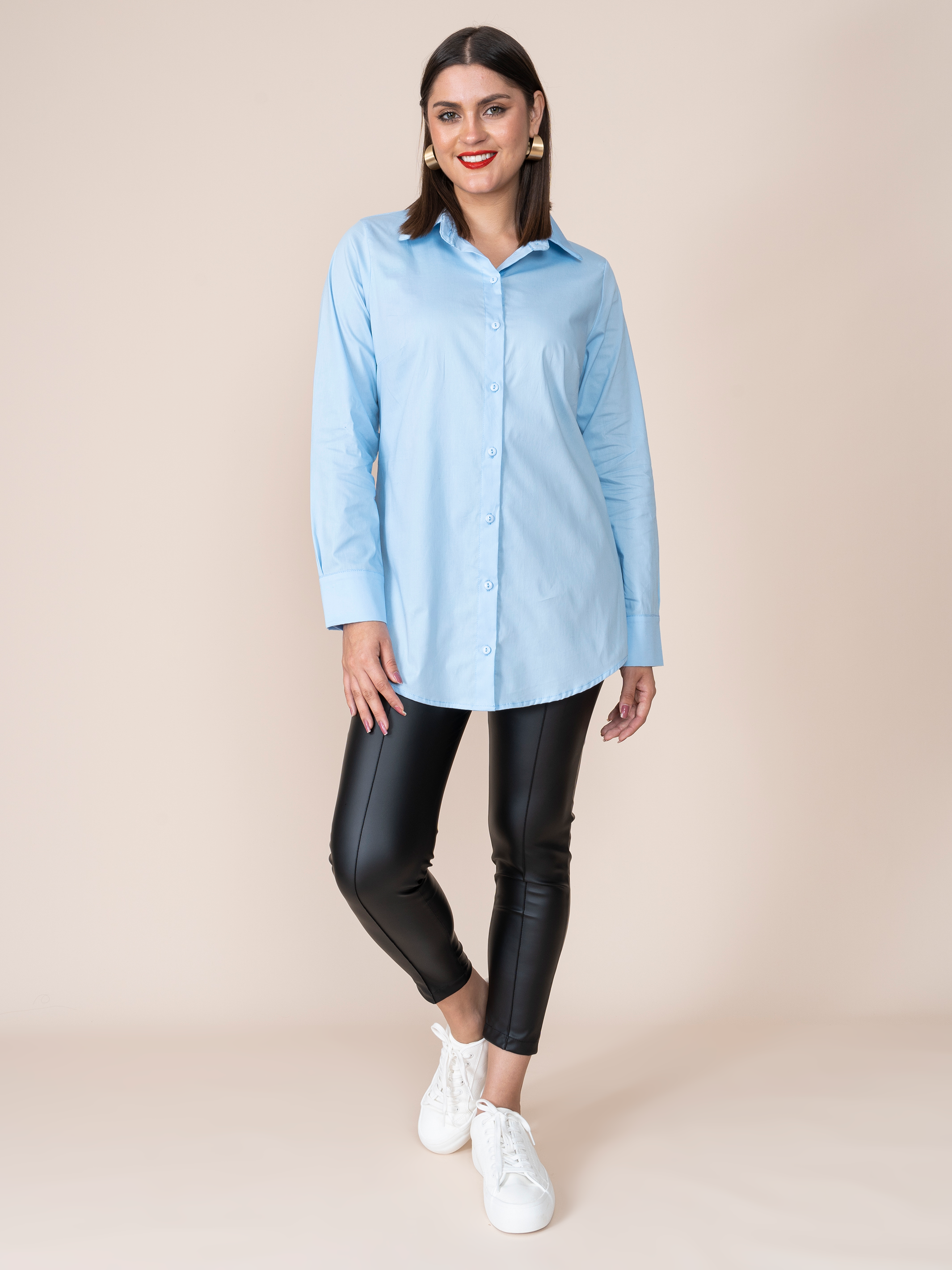 Josefina Light Blue Shirt