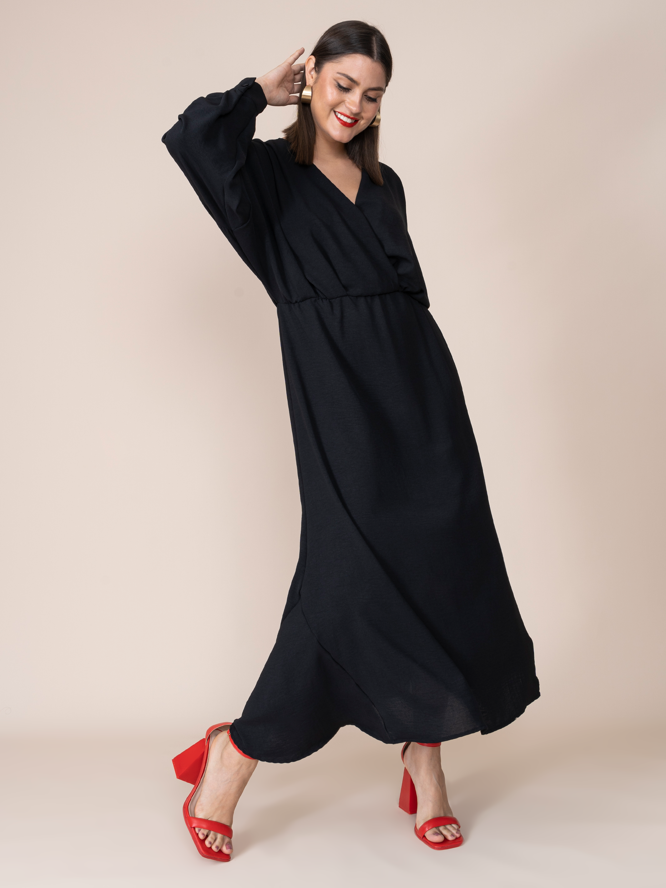 Gloria Black Dress