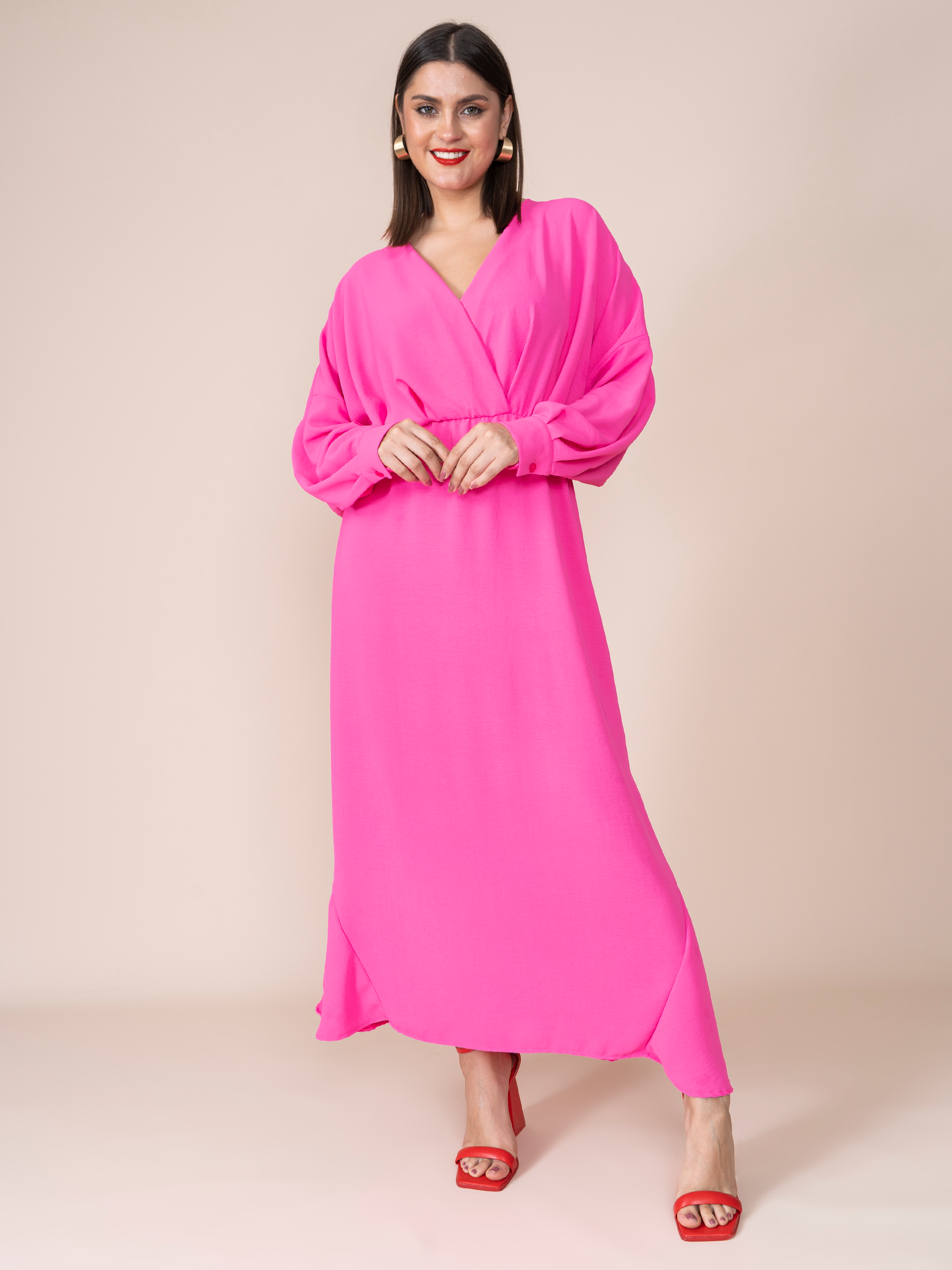Gloria Fuchsia Dress