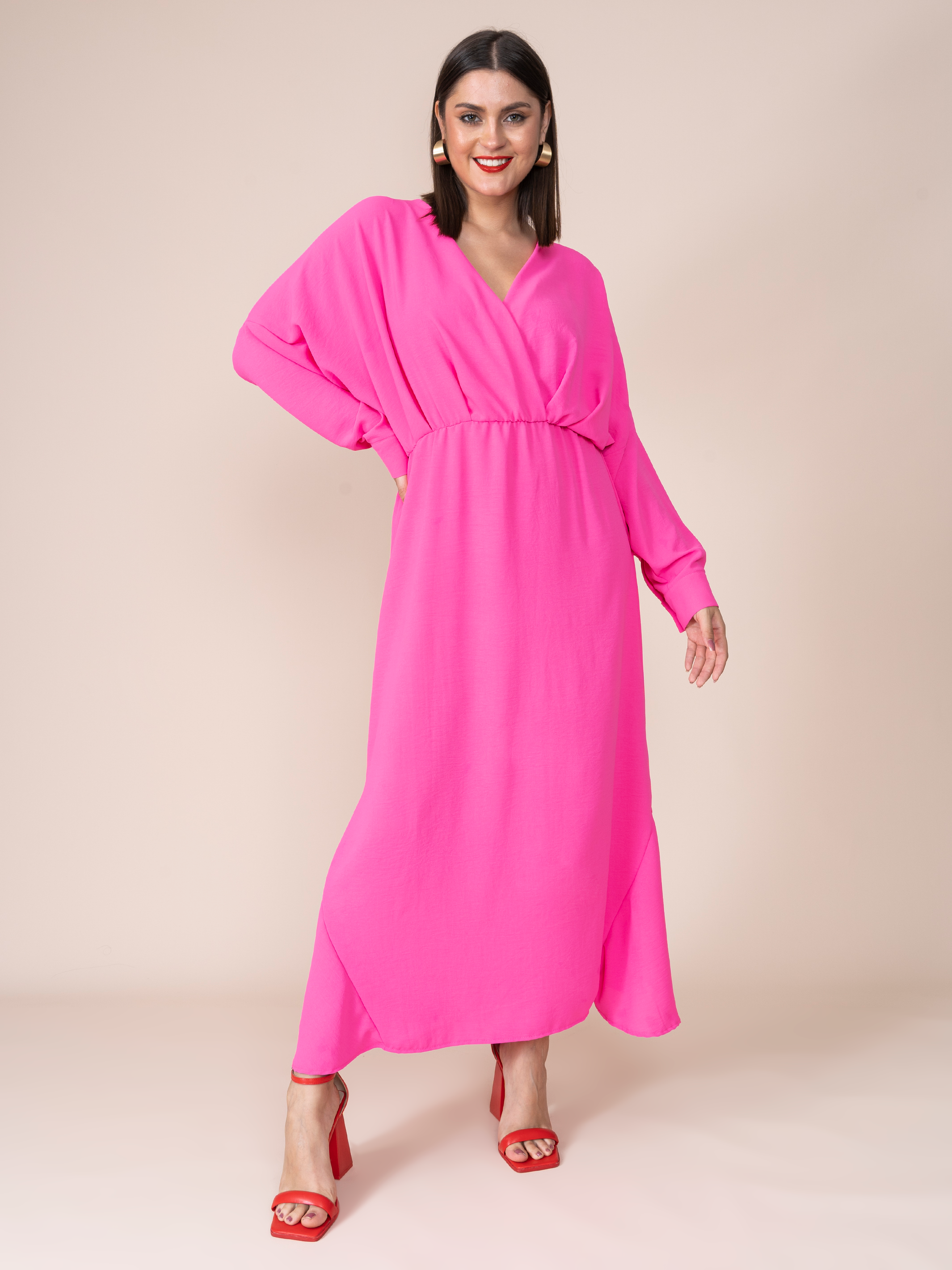 Gloria Fuchsia Dress