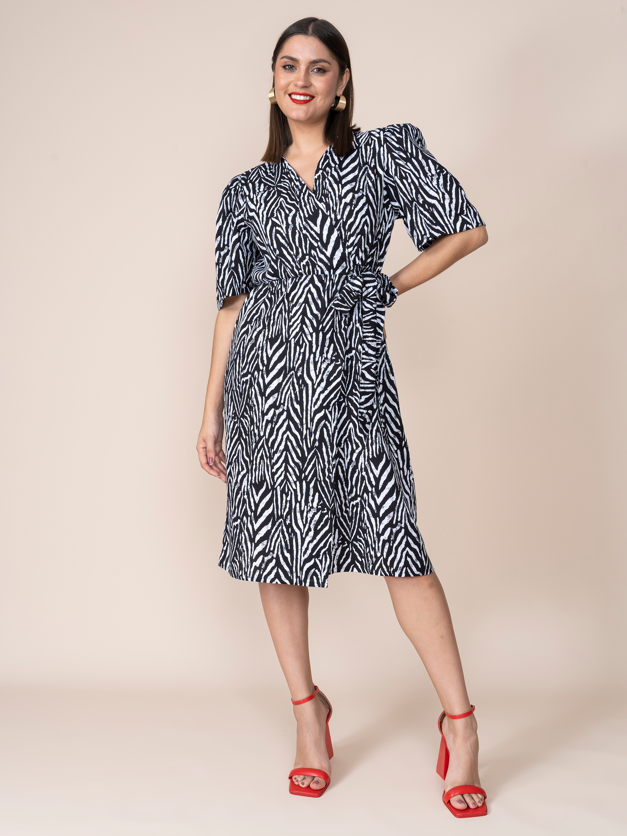 Violetta Zebra Dress