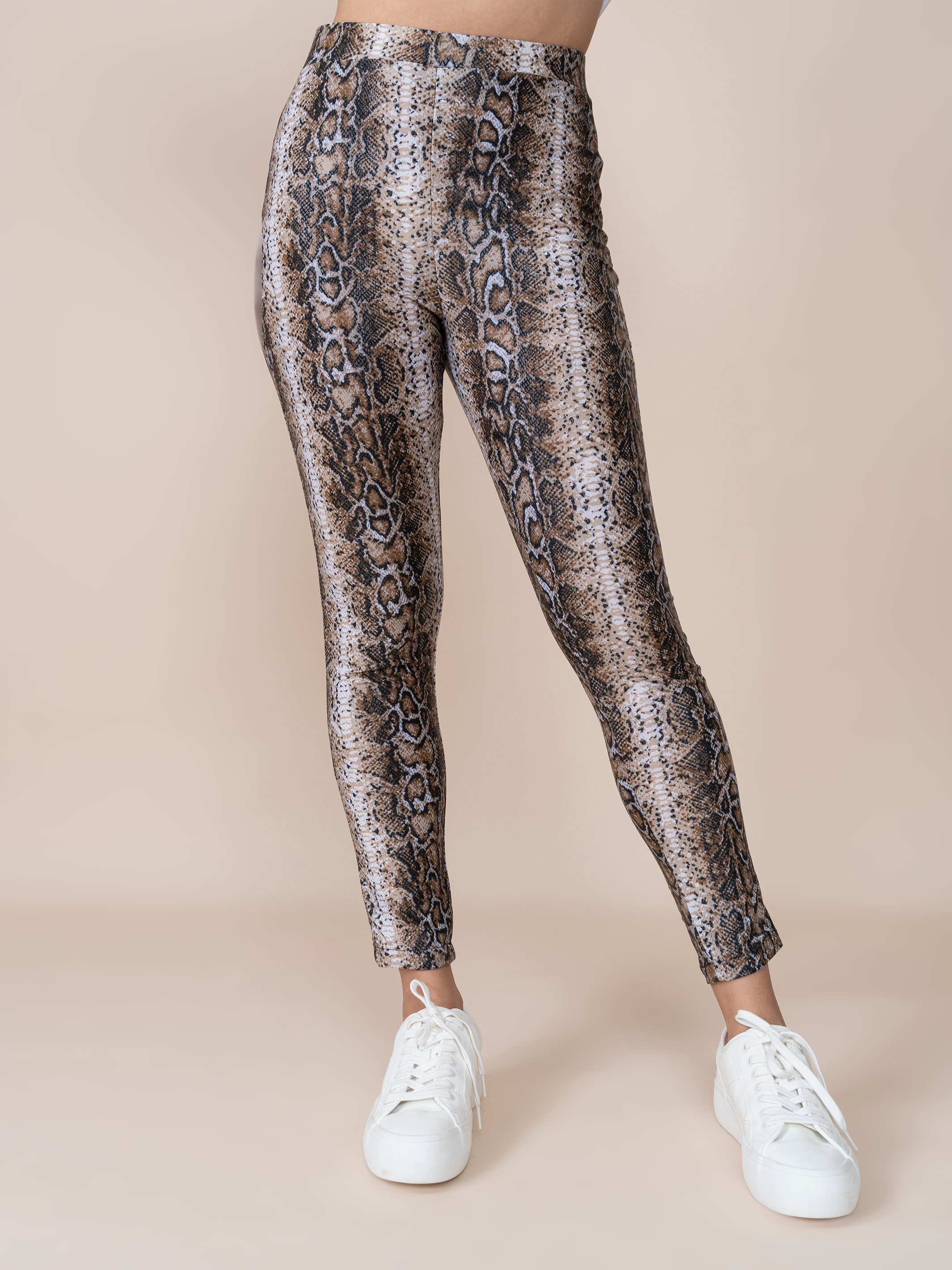 Ambar Animal Print Python Leggings
