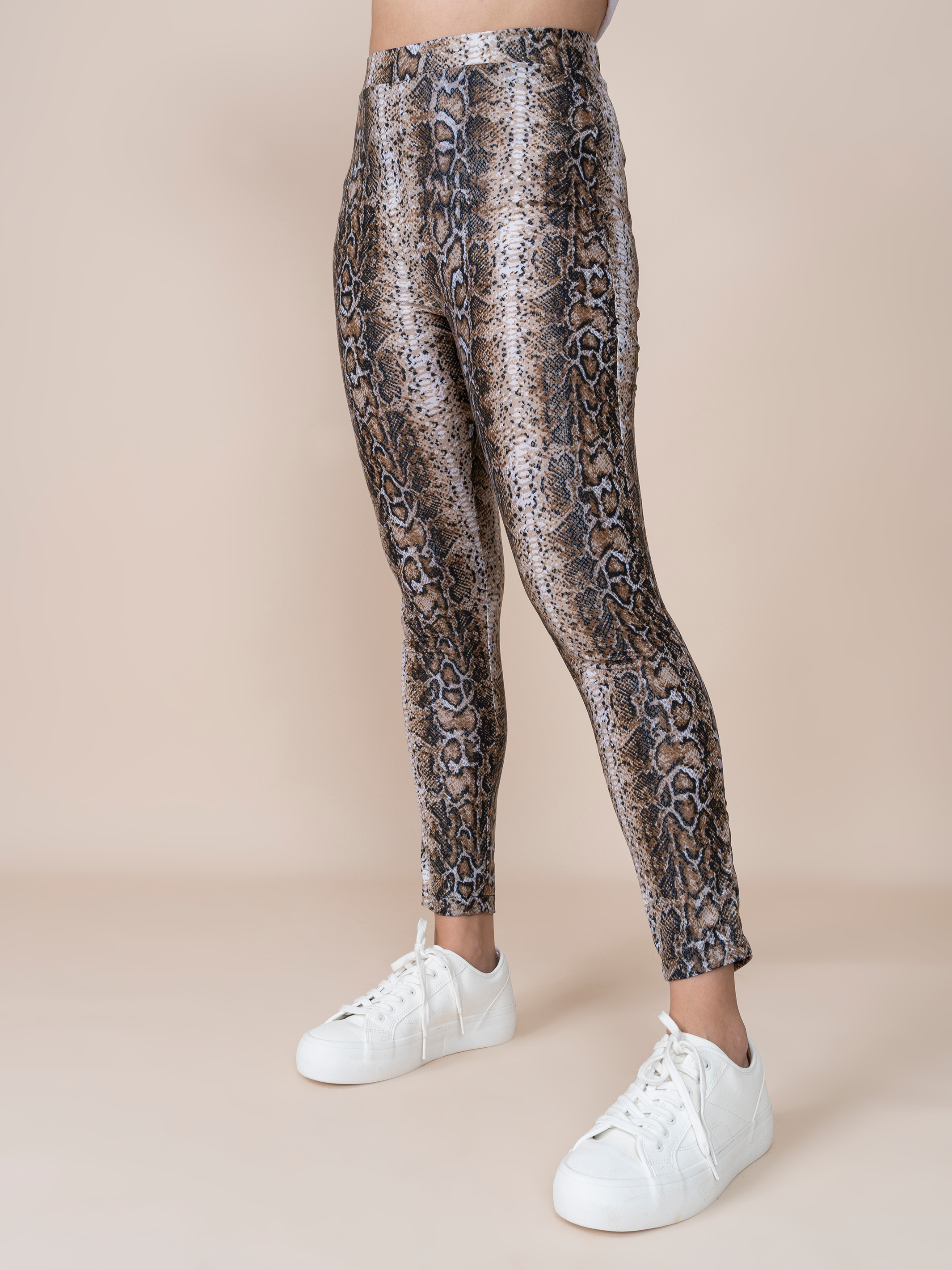 Ambar Animal Print Python Leggings