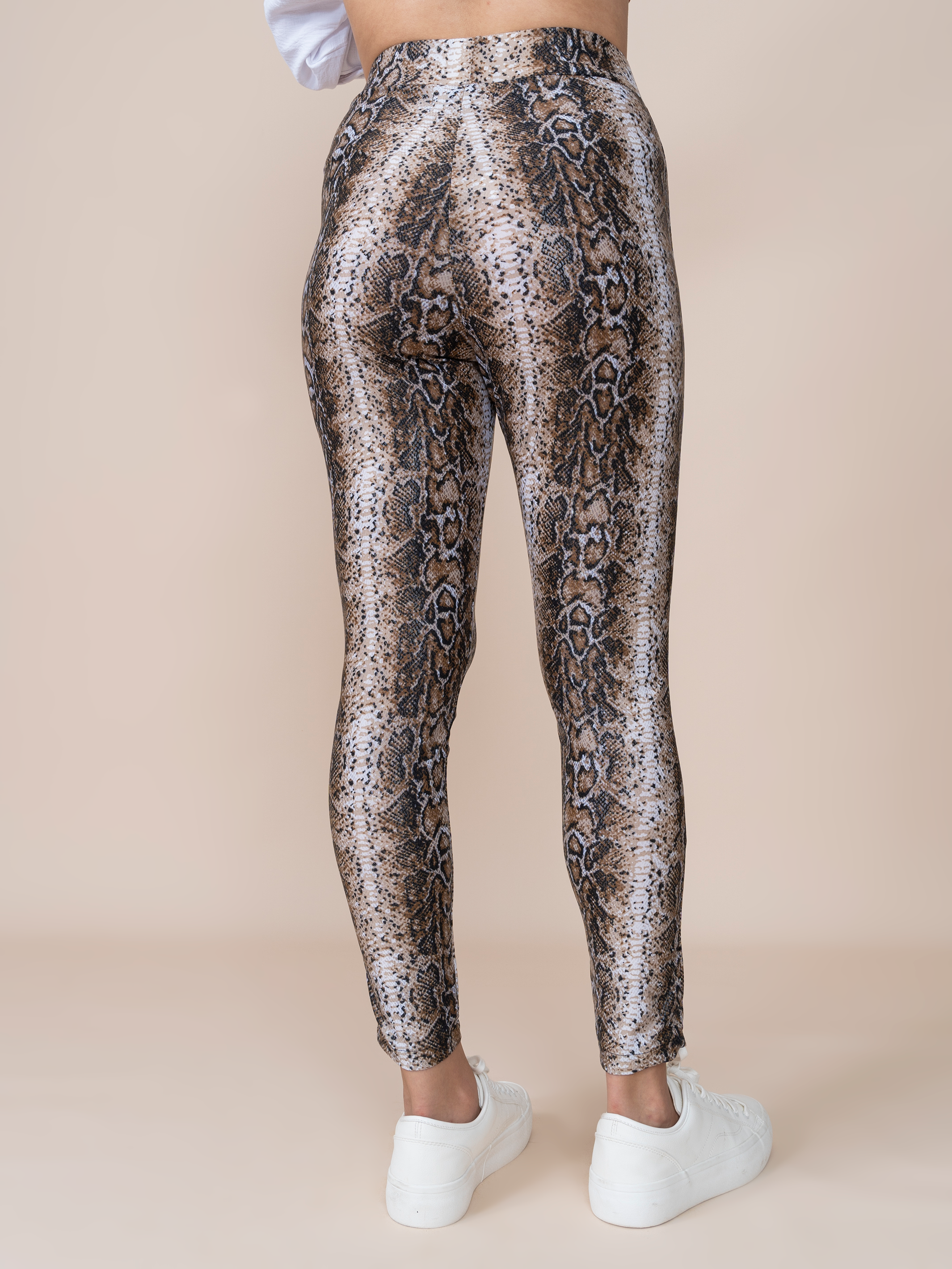 Ambar Animal Print Python Leggings