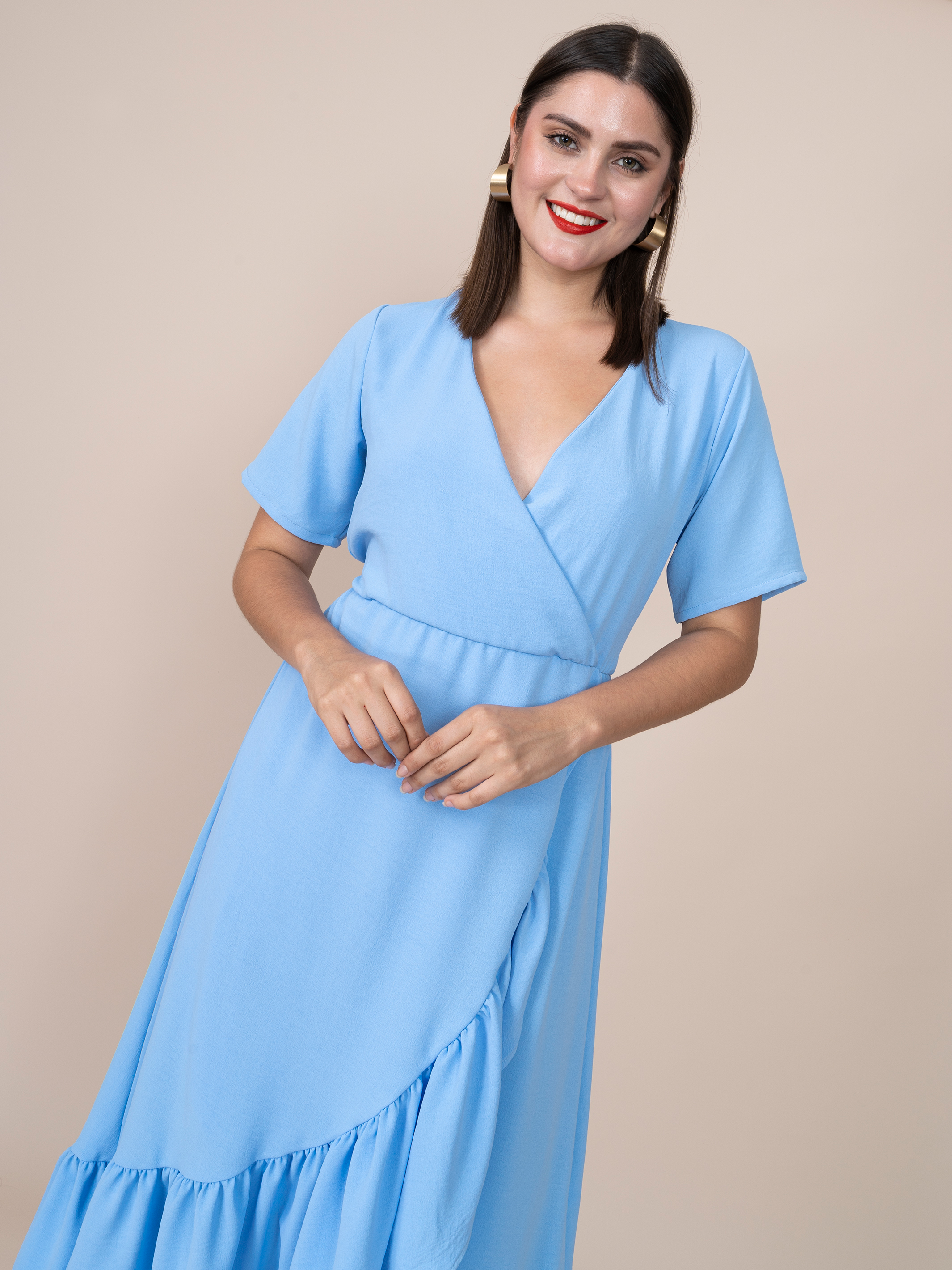 Nicole Cream Dress