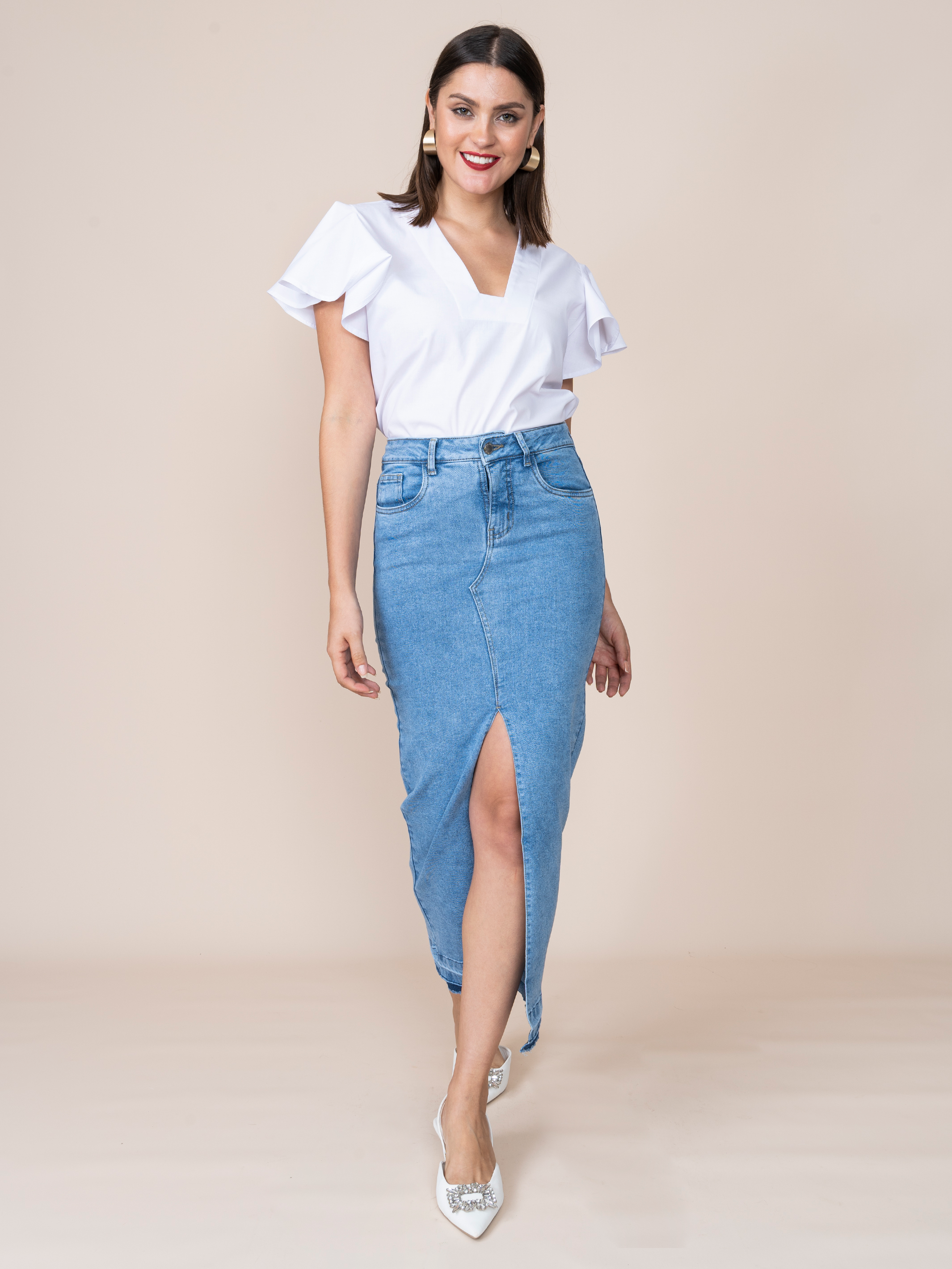 Kathy Denim Skirt