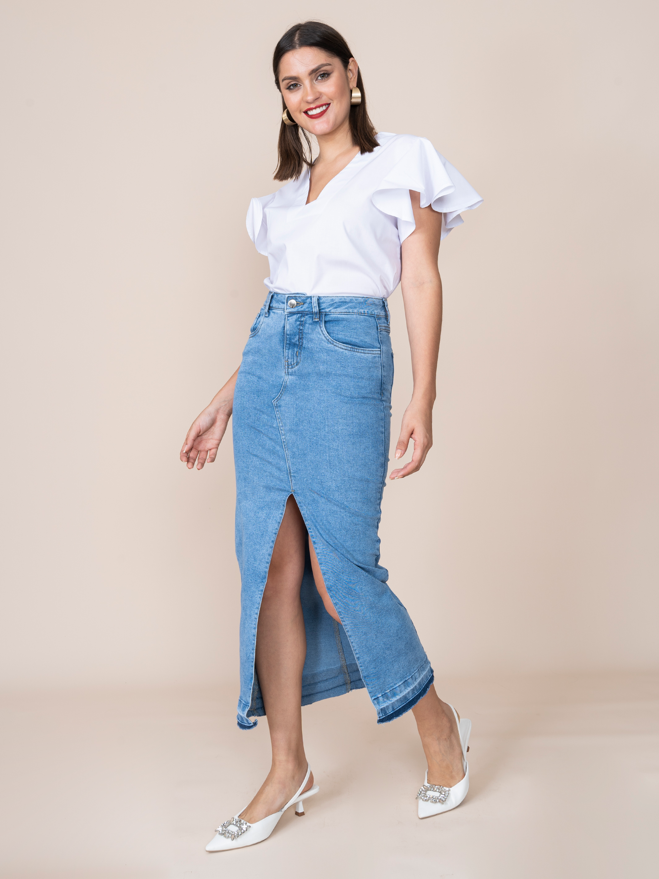 Kathy Denim Skirt