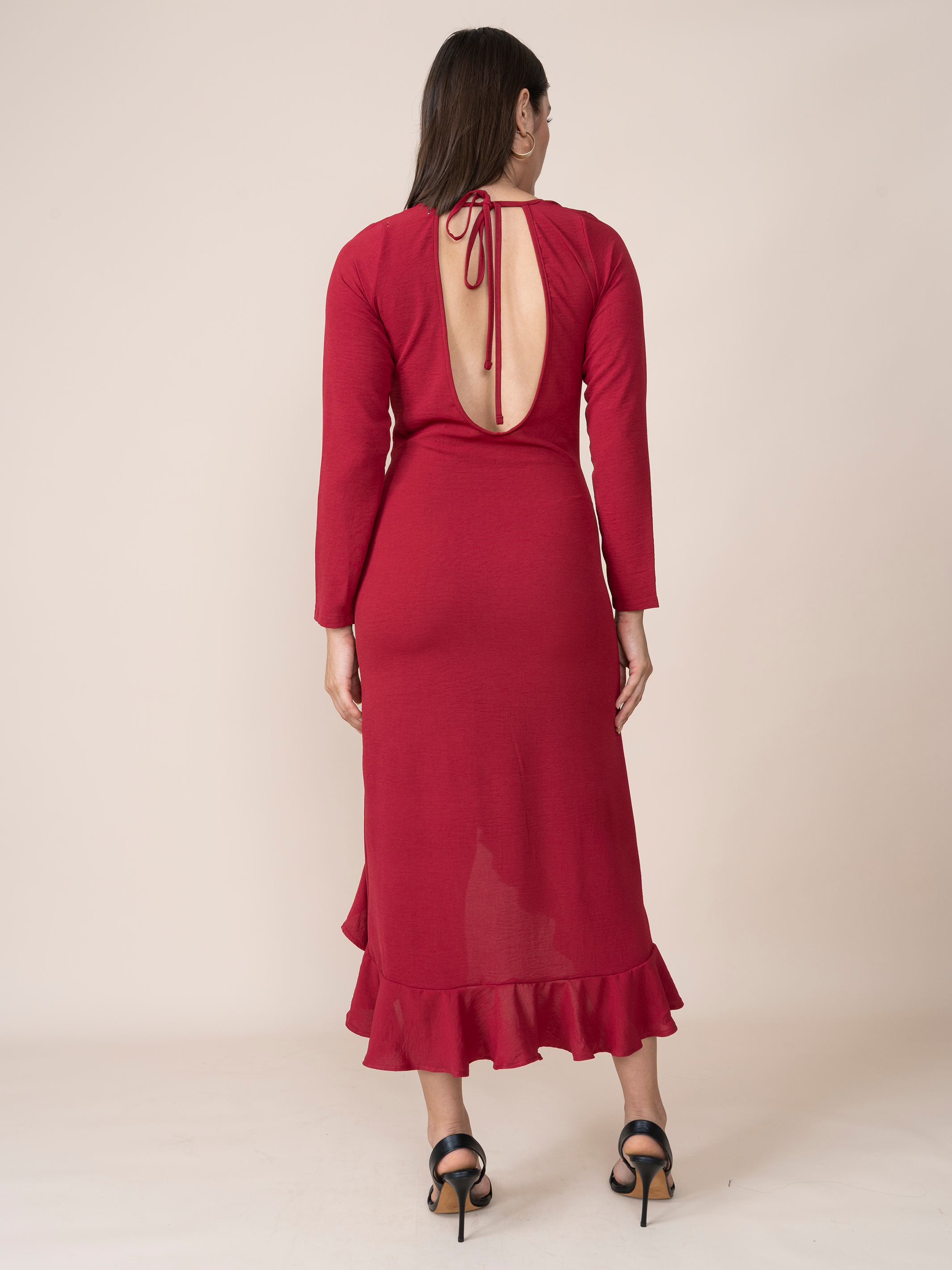 Laura Guinda Dress