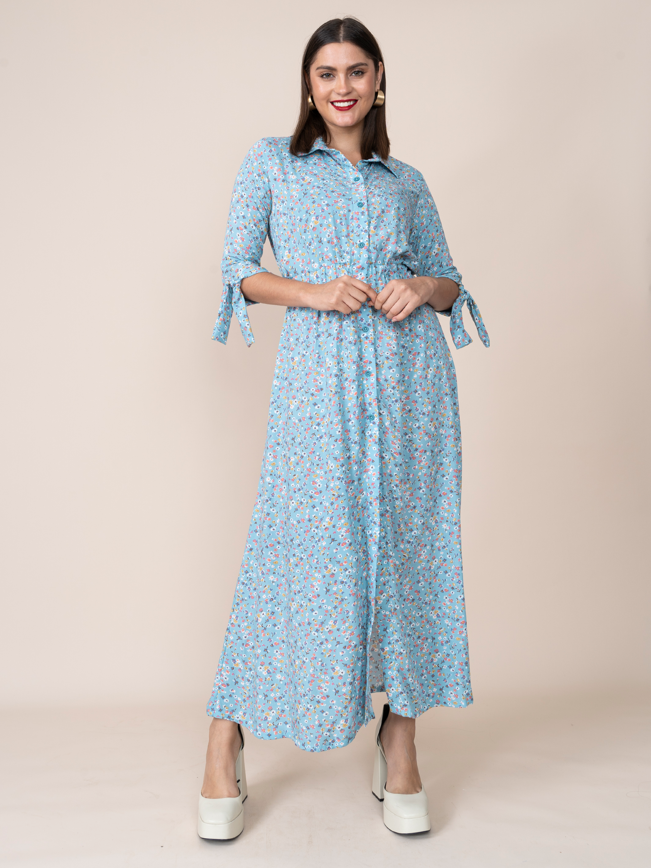 Pilar Printed Dress