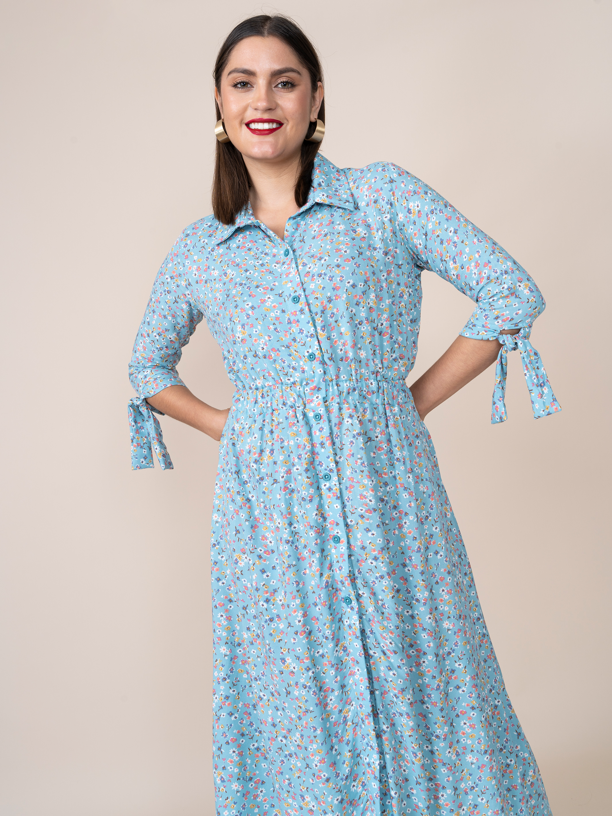 Pilar Printed Dress