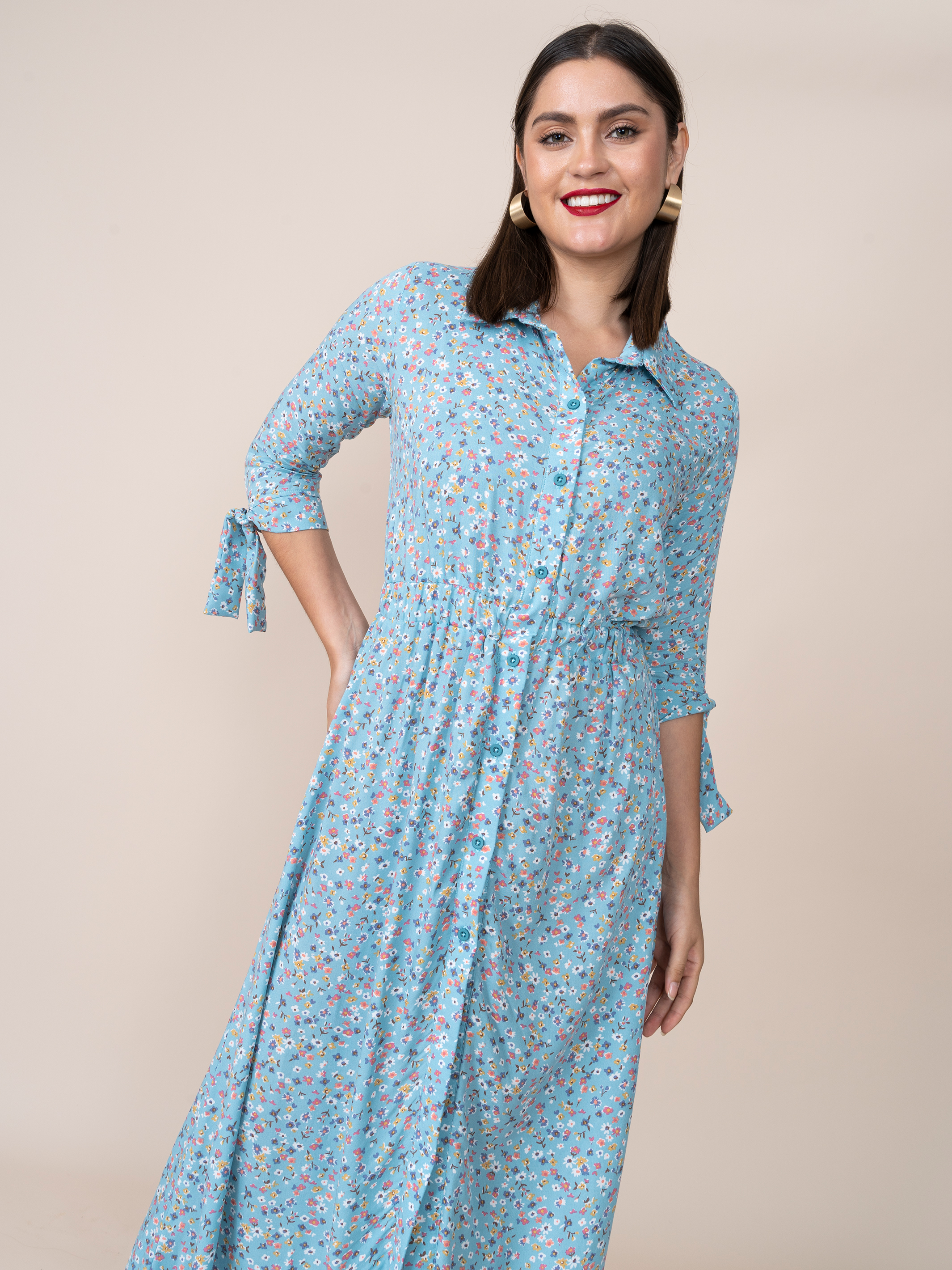 Pilar Printed Dress