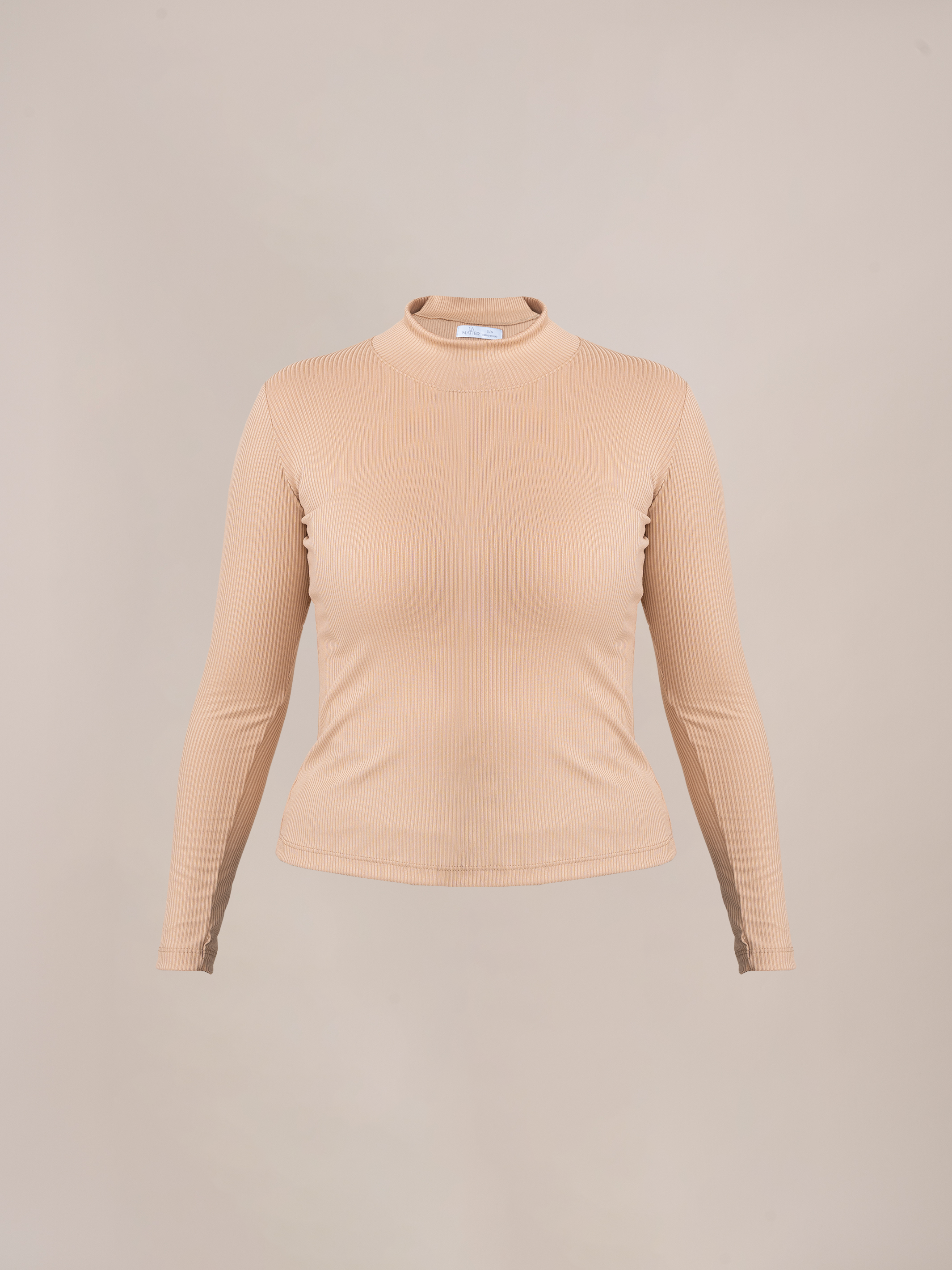 Basic Long Sleeve Beige Cafarena