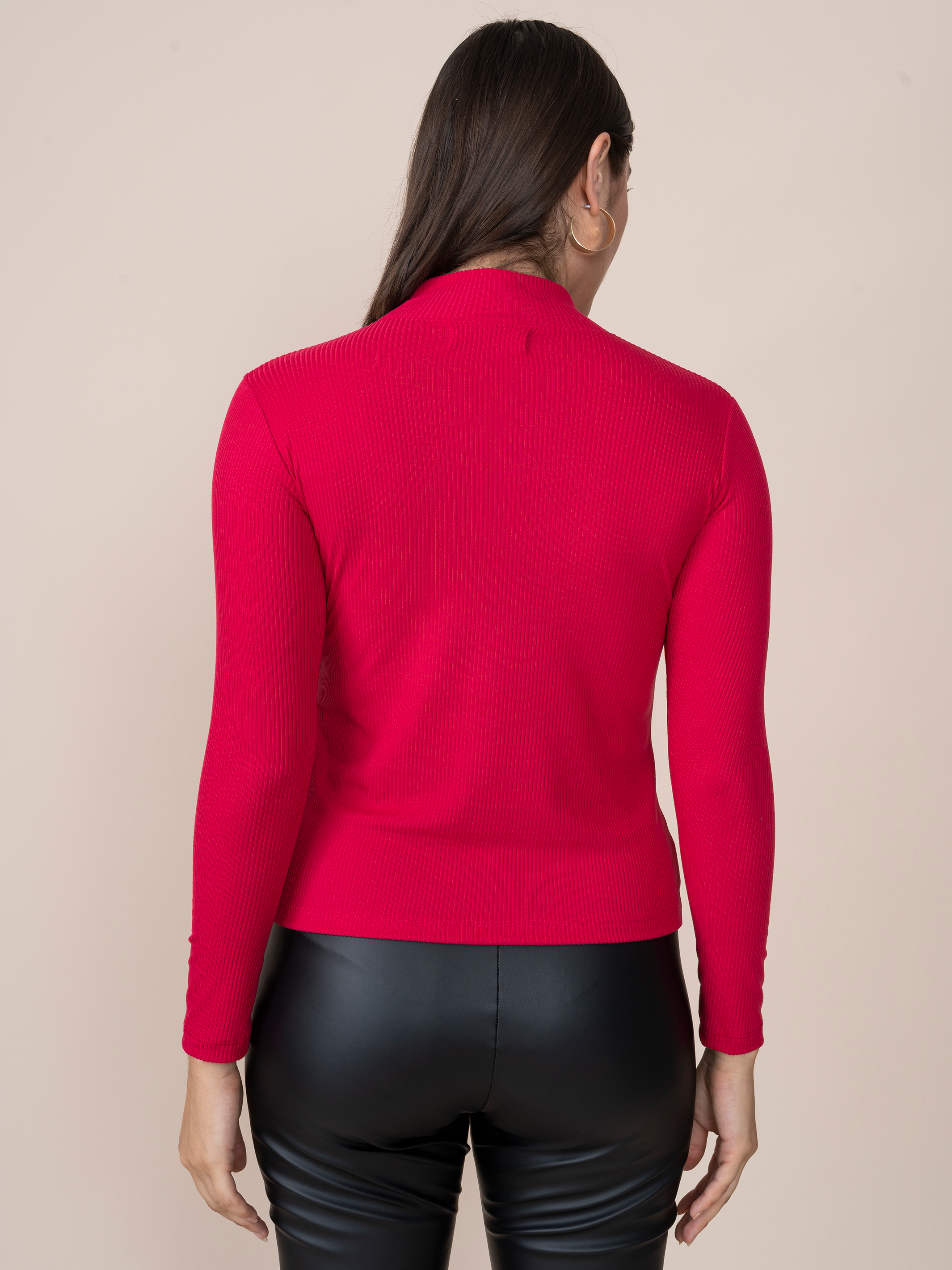 Basic Long Sleeve Fuchsia Cafarena