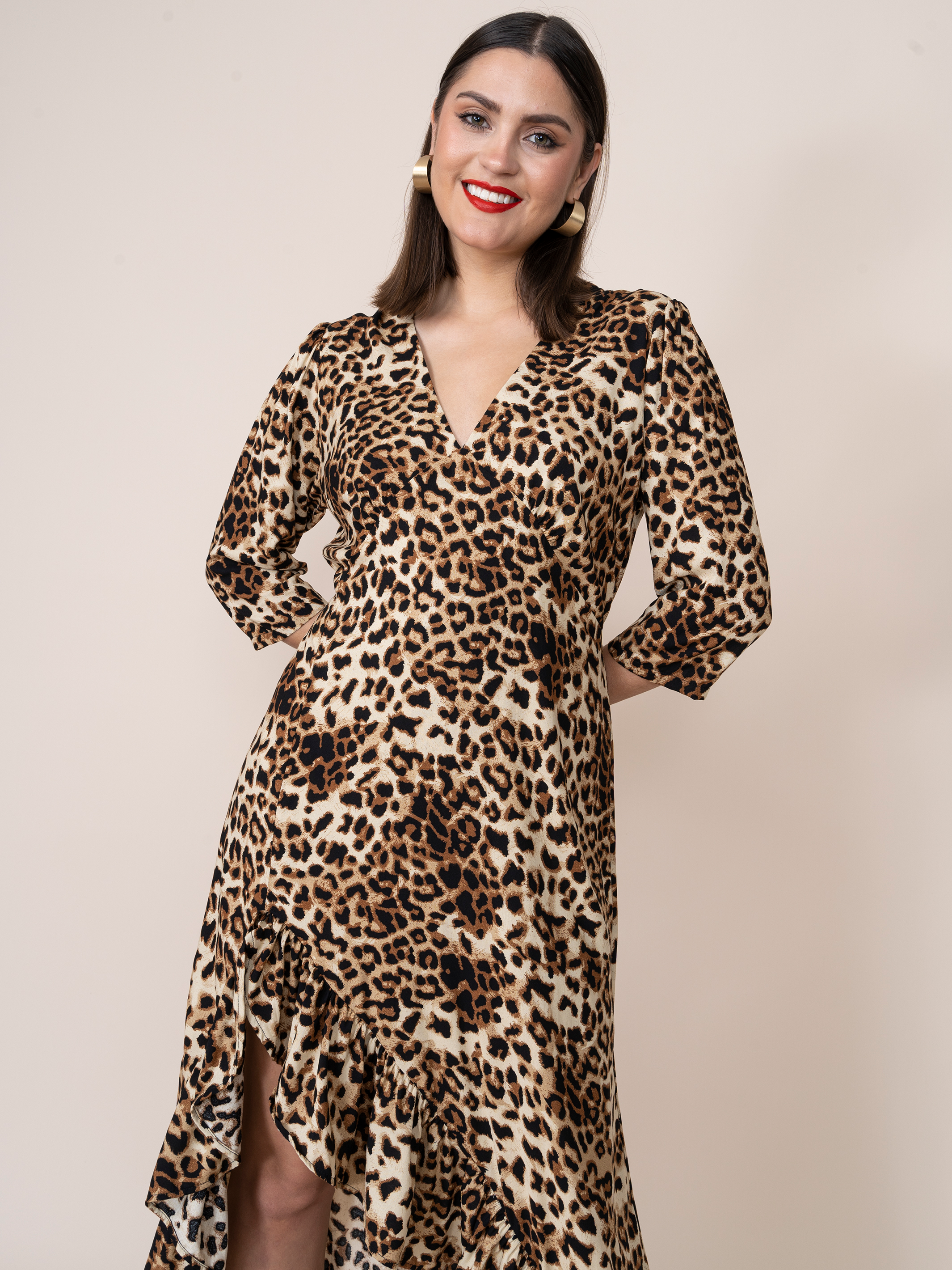 Mariella Animal Print Dress