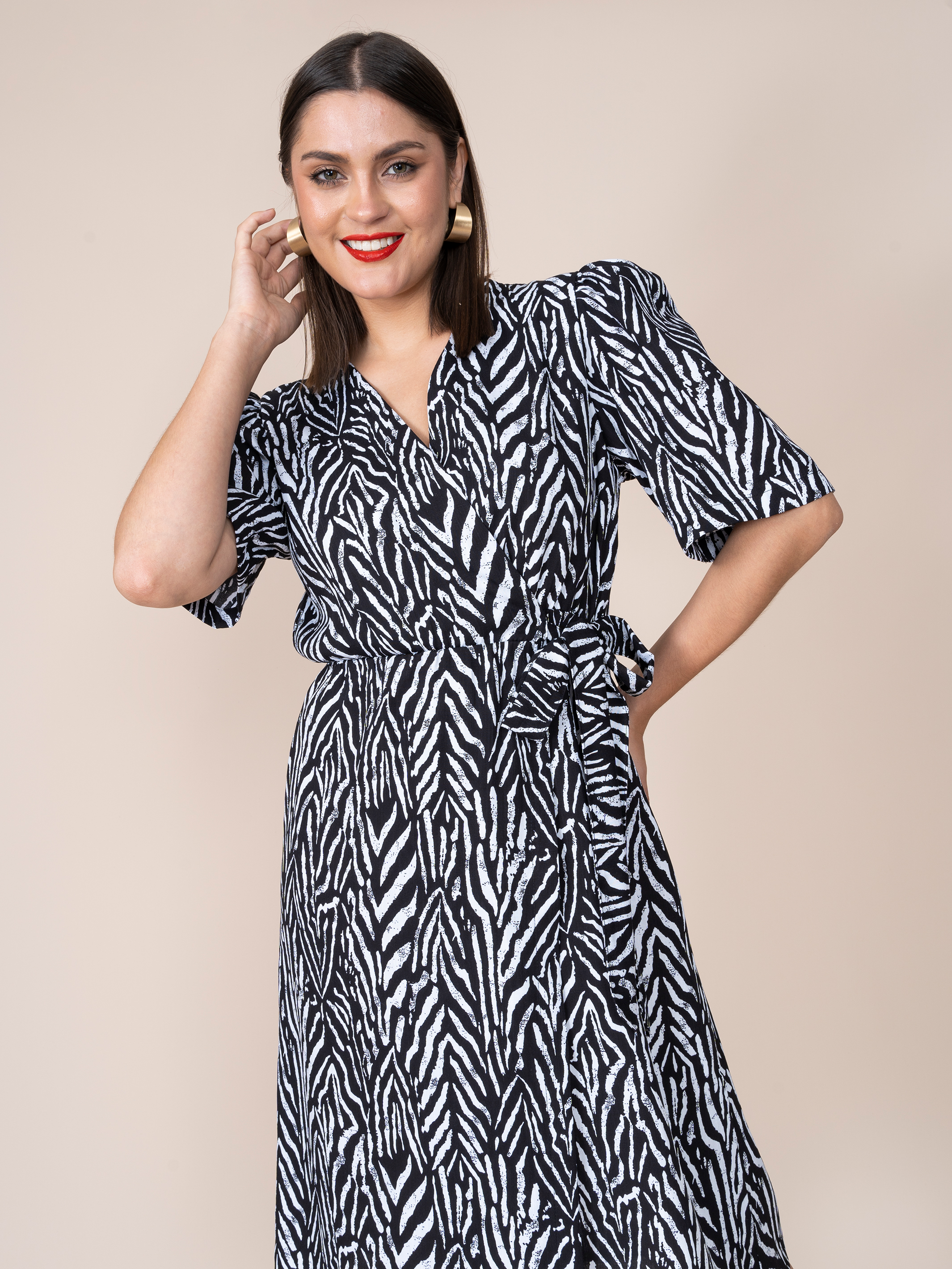 Violetta Zebra Dress