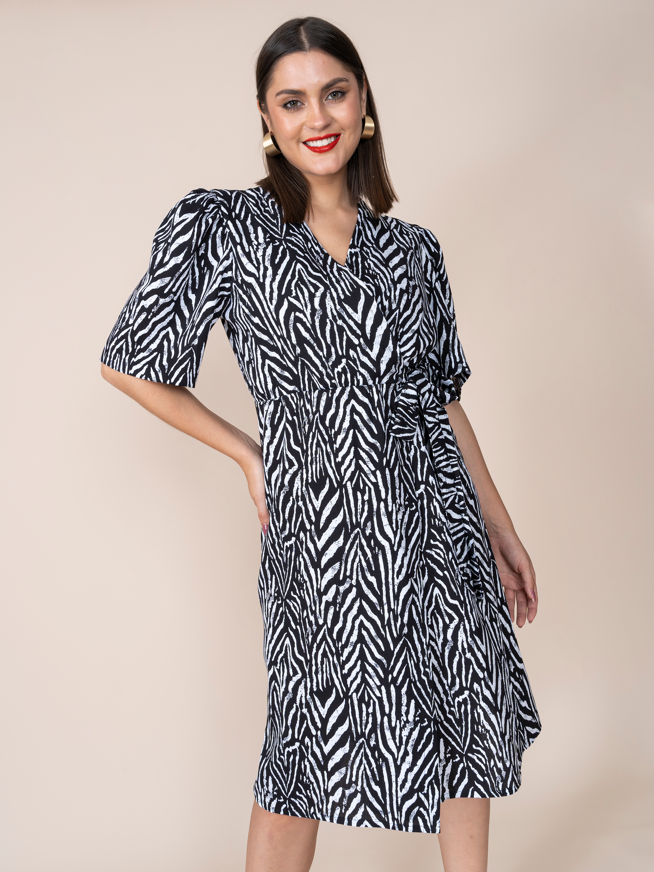 Violetta Zebra Dress