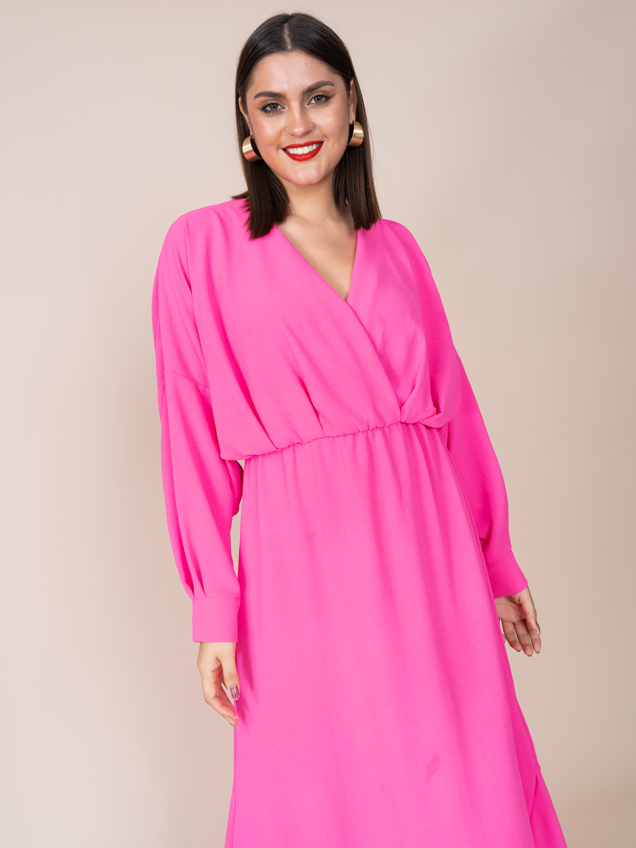 Gloria Fuchsia Dress