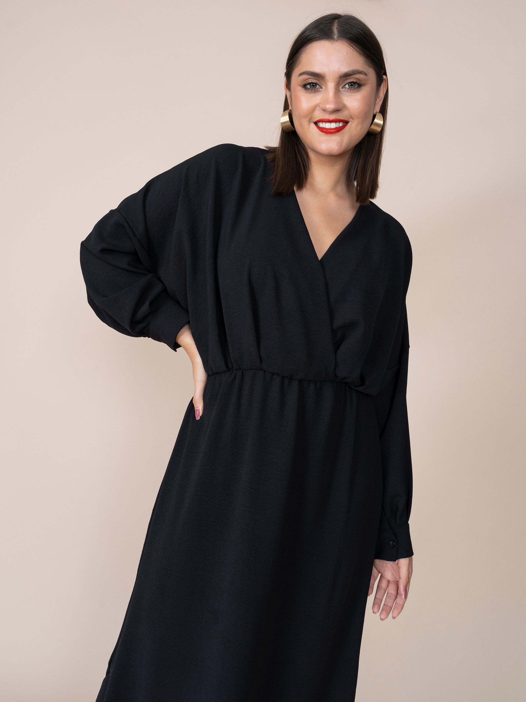 Gloria Black Dress