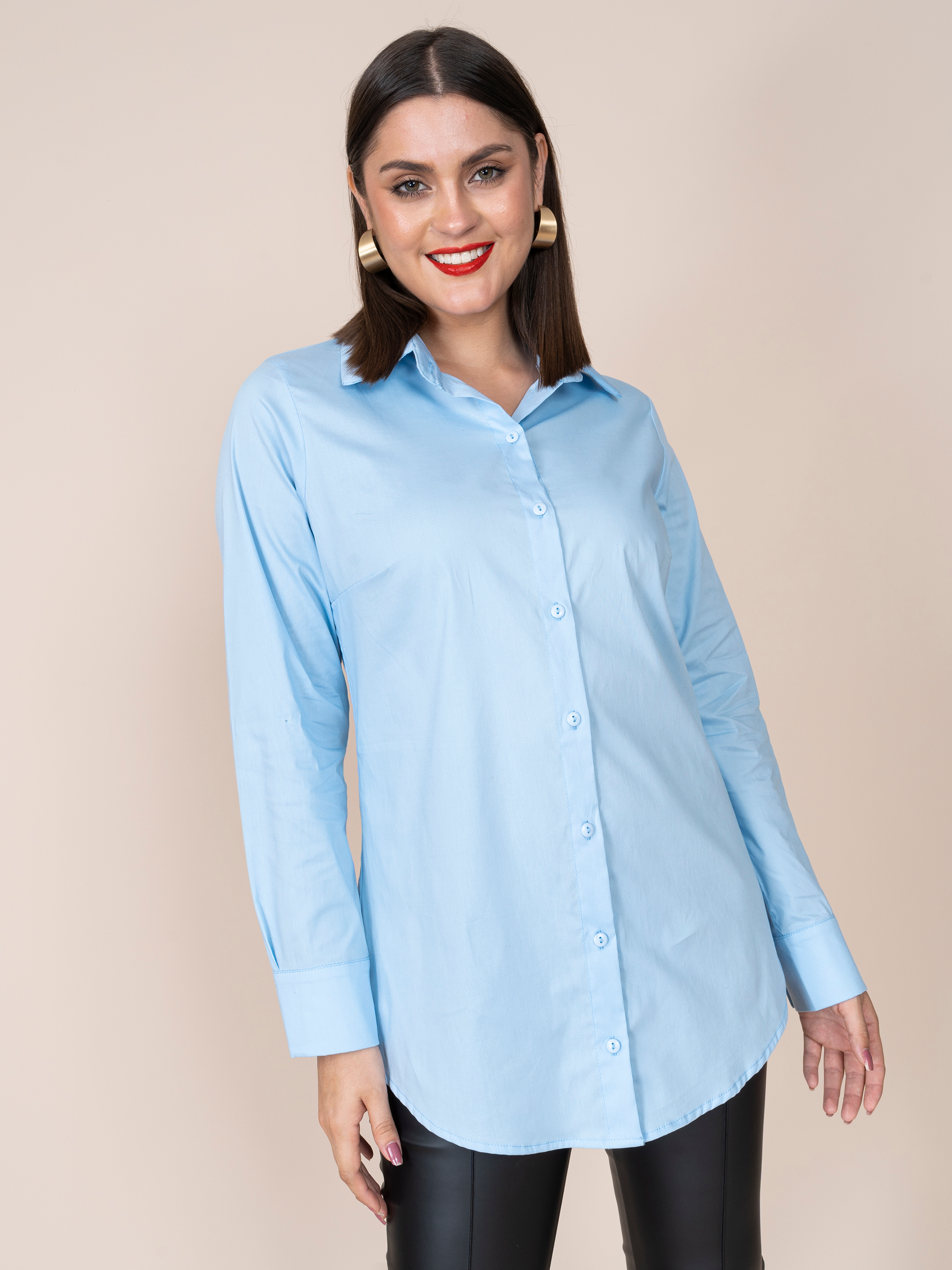 Josefina Light Blue Shirt