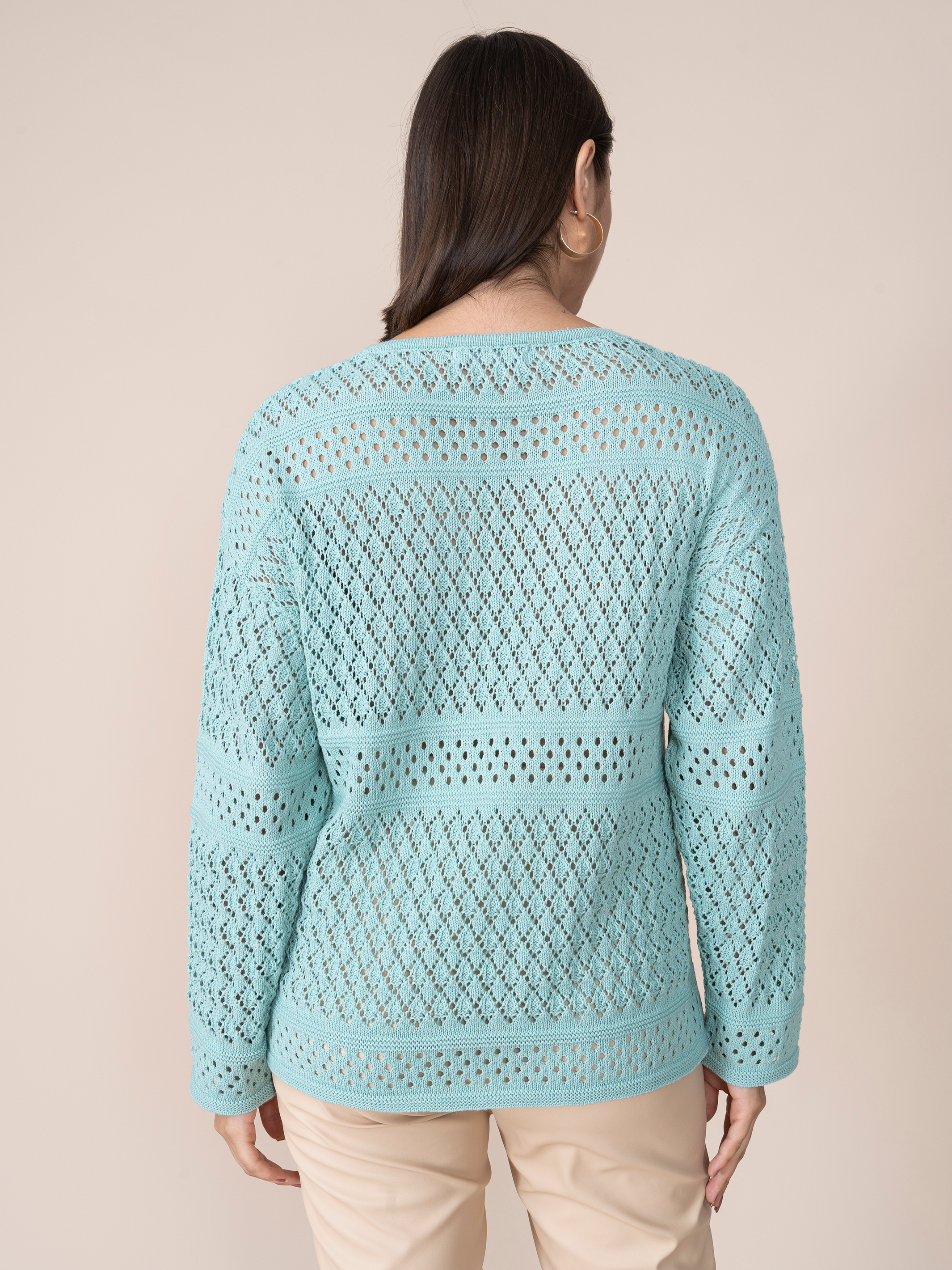 Cement Woven Elva Sweater