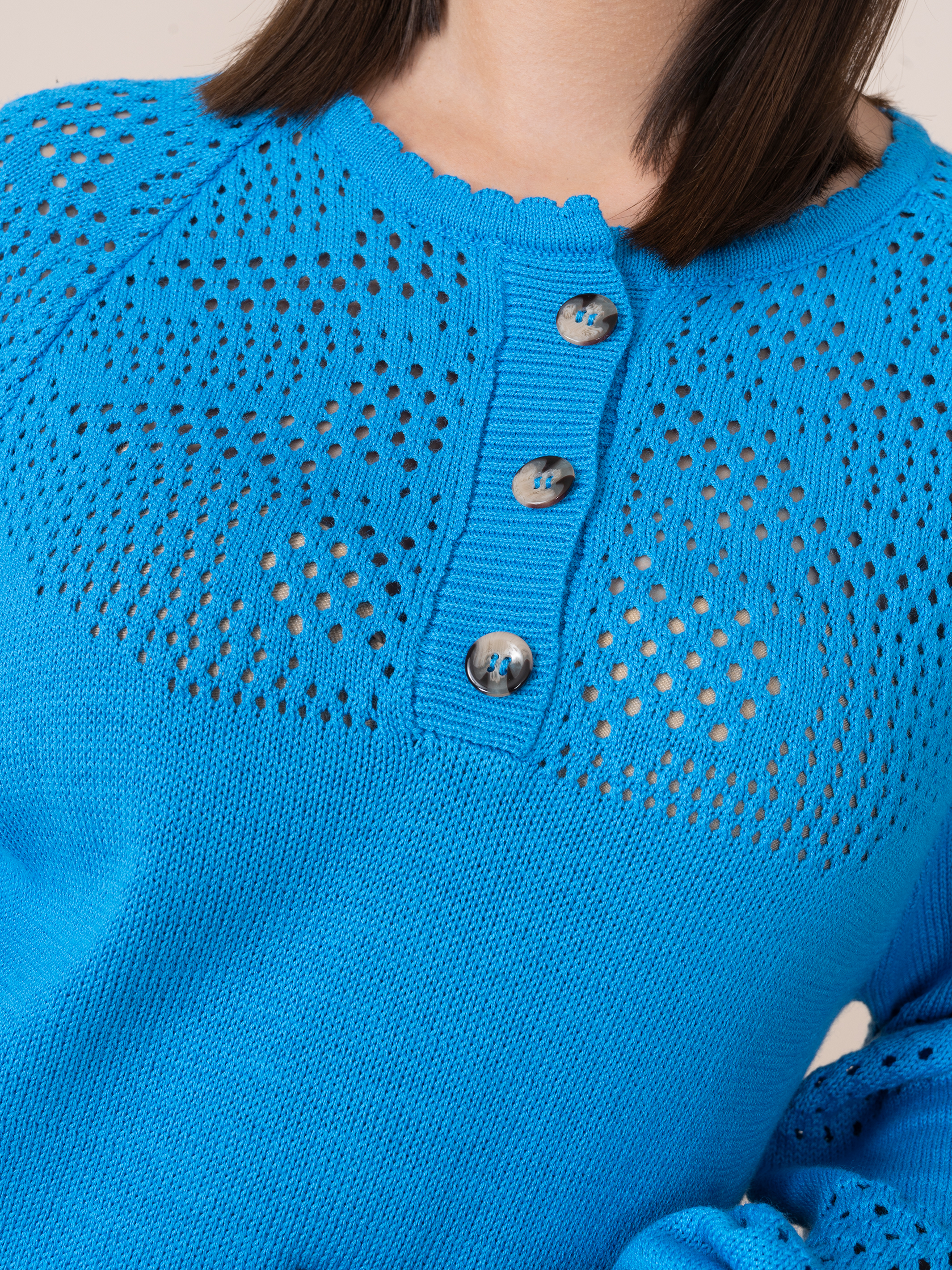 Diana Knitted Blue Sweater