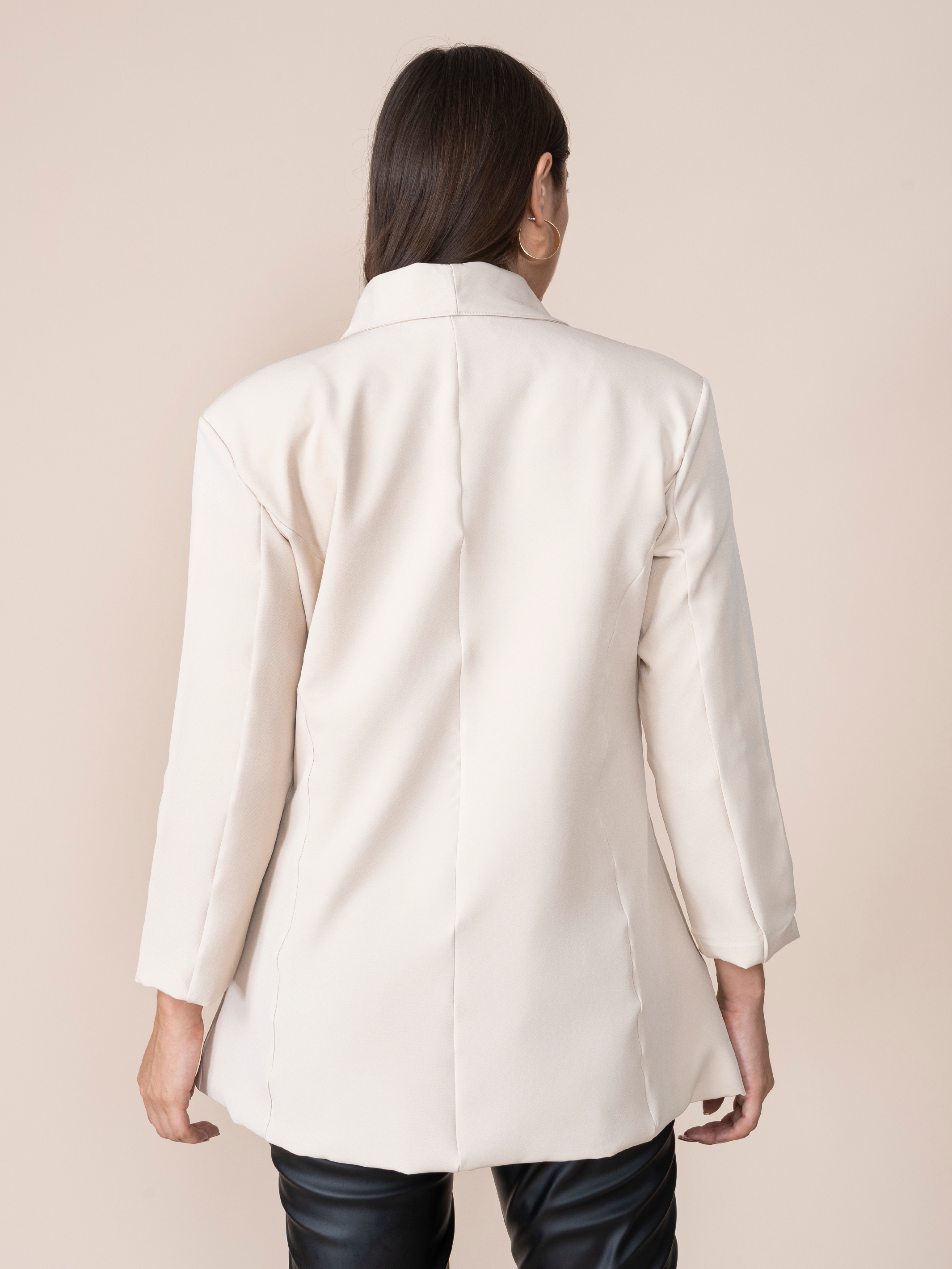 La Matier Beige Blazer