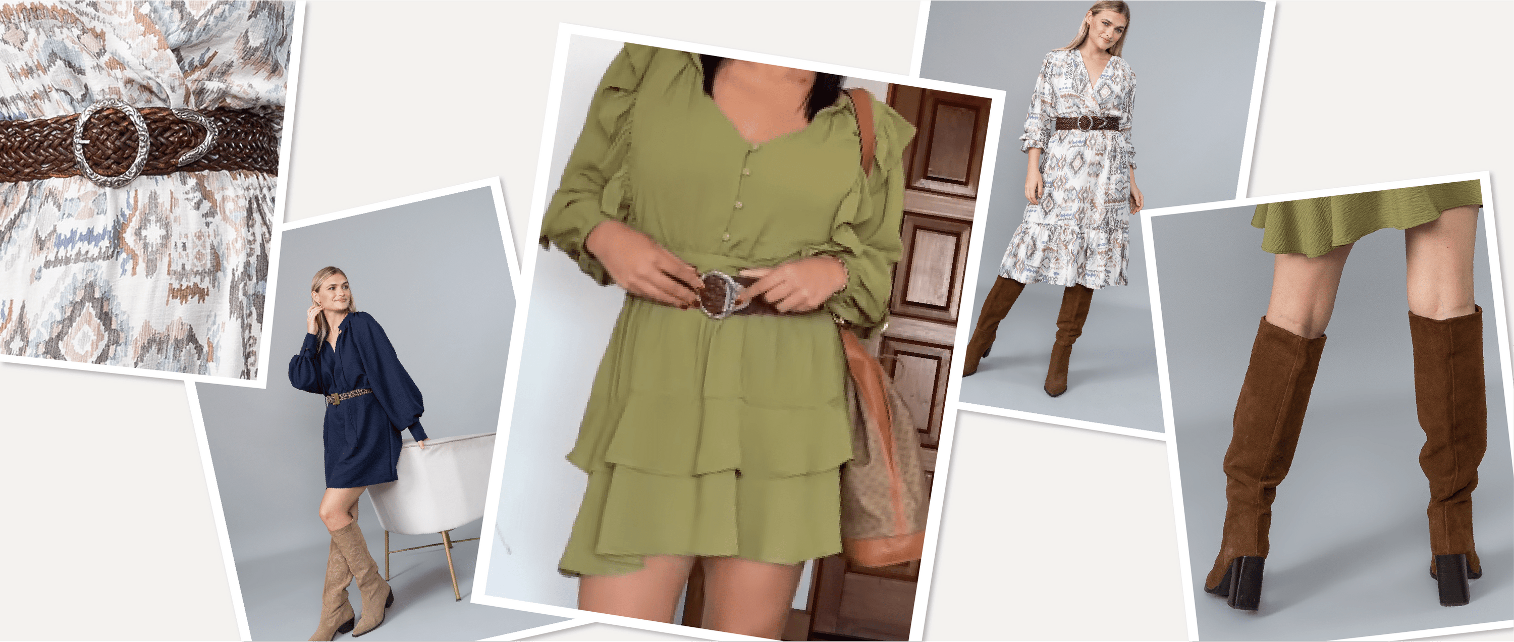 Vestidos con botas largas: La combinación perfecta para un otoño con estilo - La Matier