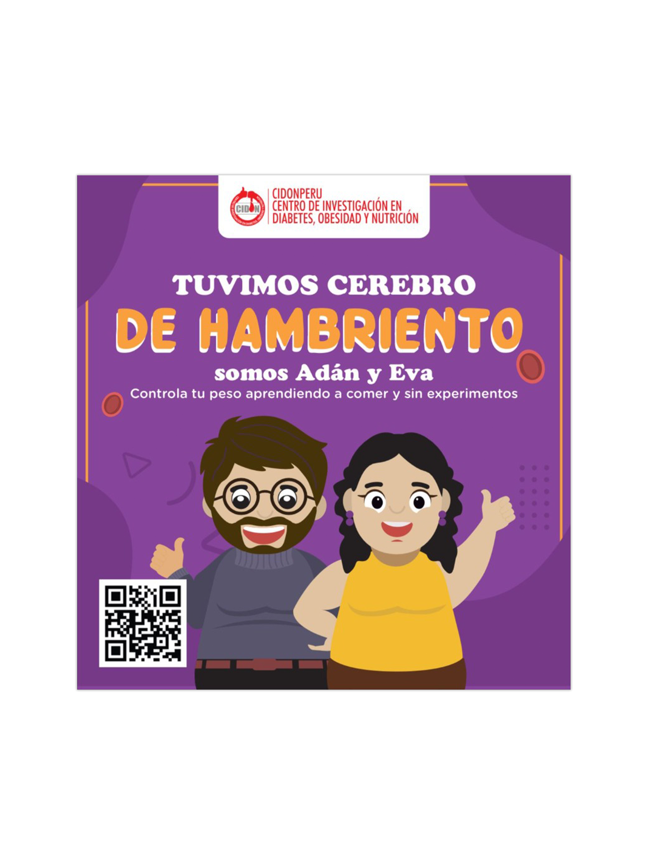 Tuvimos cerebro de HAMBRIENTO: somos Adán y Eva controla tu peso aprendiendo a comer y sin experimentos.