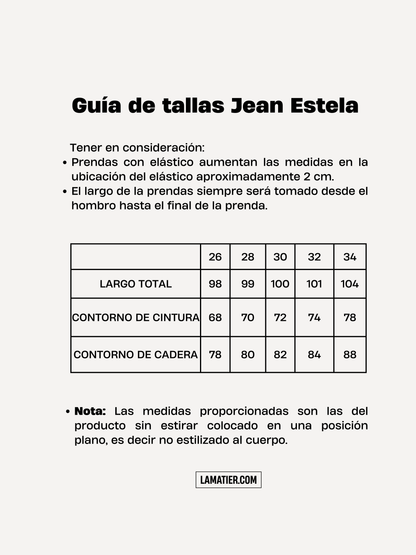 Jean Denim Estela