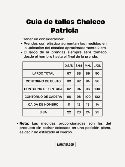 Chaleco Patricia  Negro 2.0