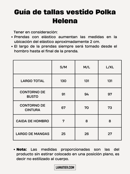 Vestido Helena Polka Amarillo