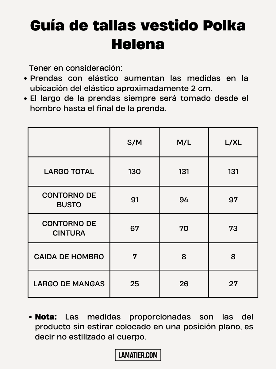 Vestido Helena Polka Beige