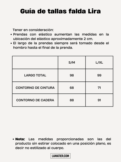 Falda Tejida Lira