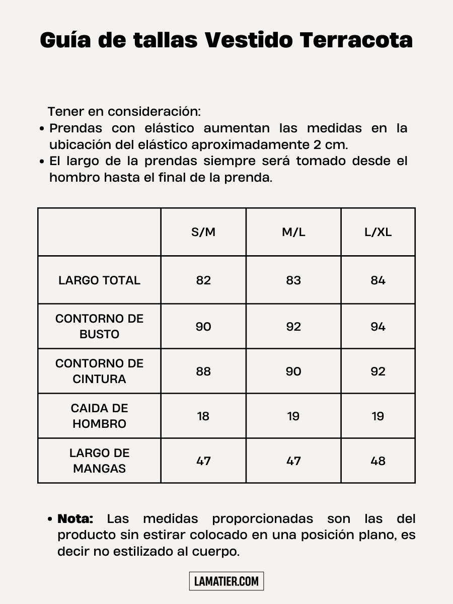 Vestido Belén Terracota