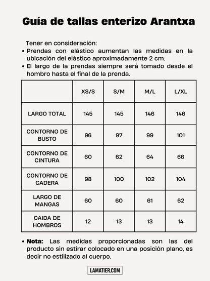 Enterizo Arantza Terracota