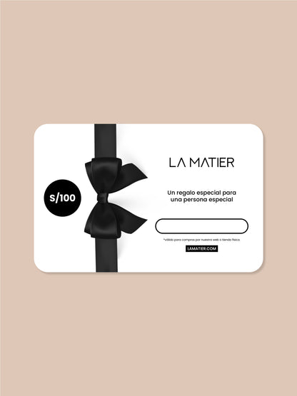 Gift Card La Matier