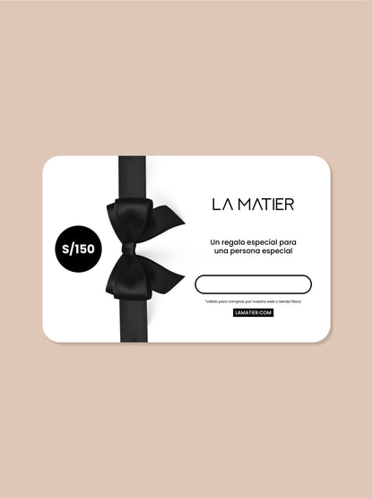 Gift Card La Matier 2024