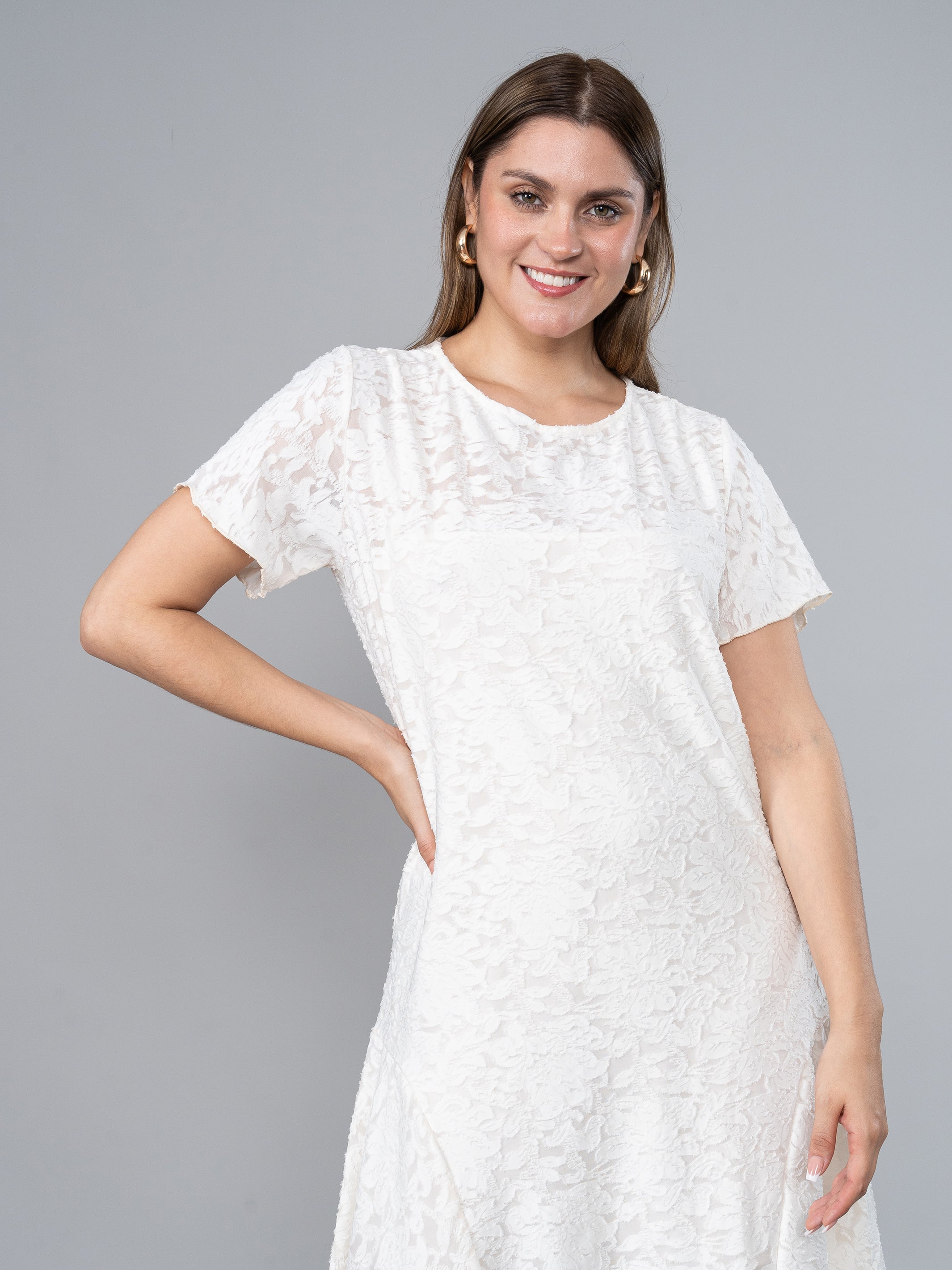 Vestido Erika Labrado Blanco