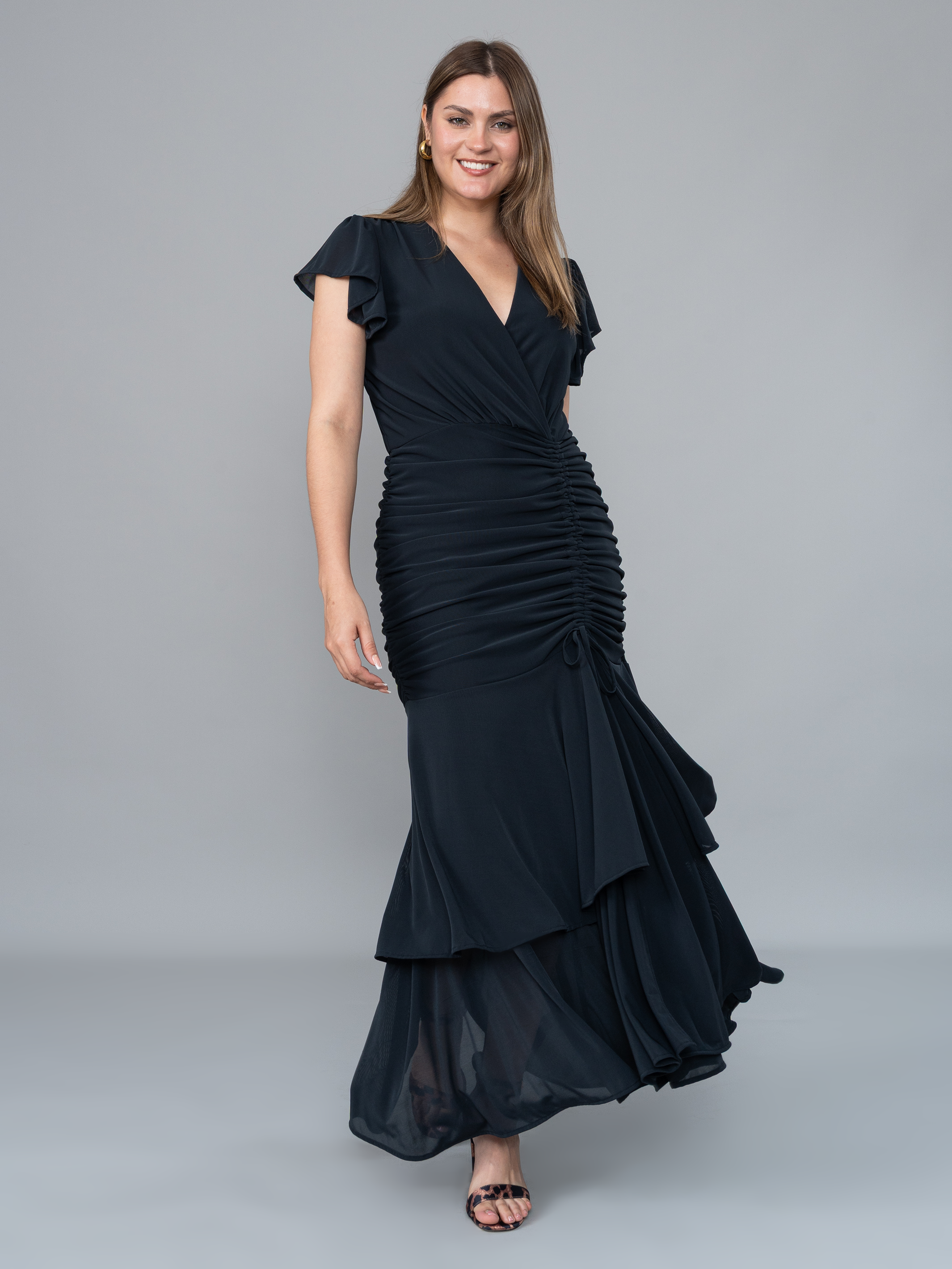Vestido Isabella Negro en Tul