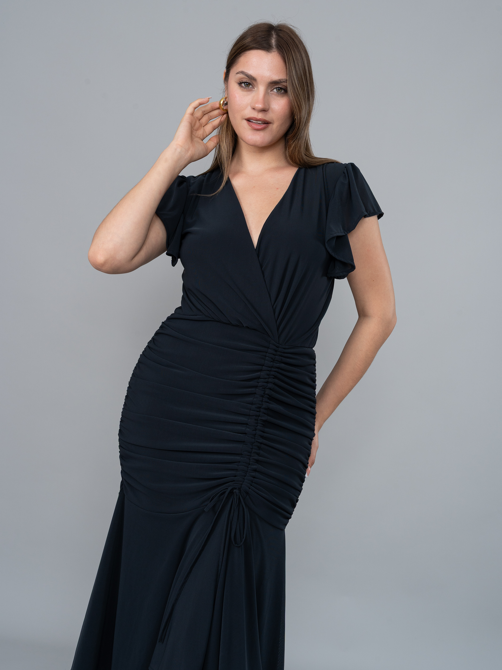 Vestido Isabella Negro en Tul
