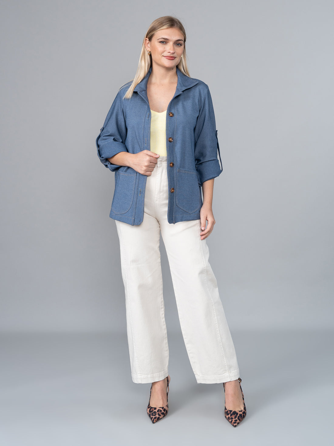Saco Luciana Look Denim