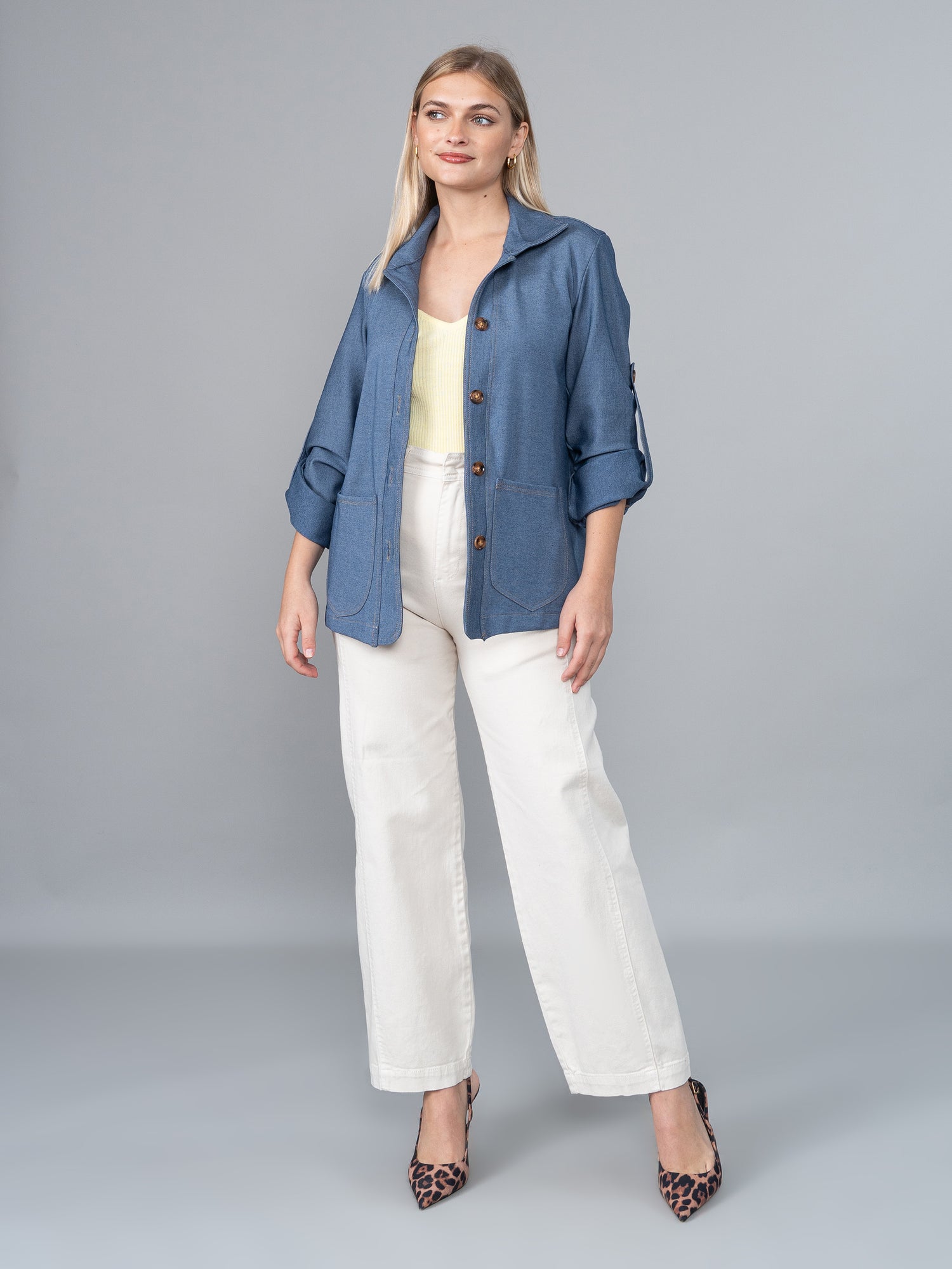 Saco Luciana Look Denim