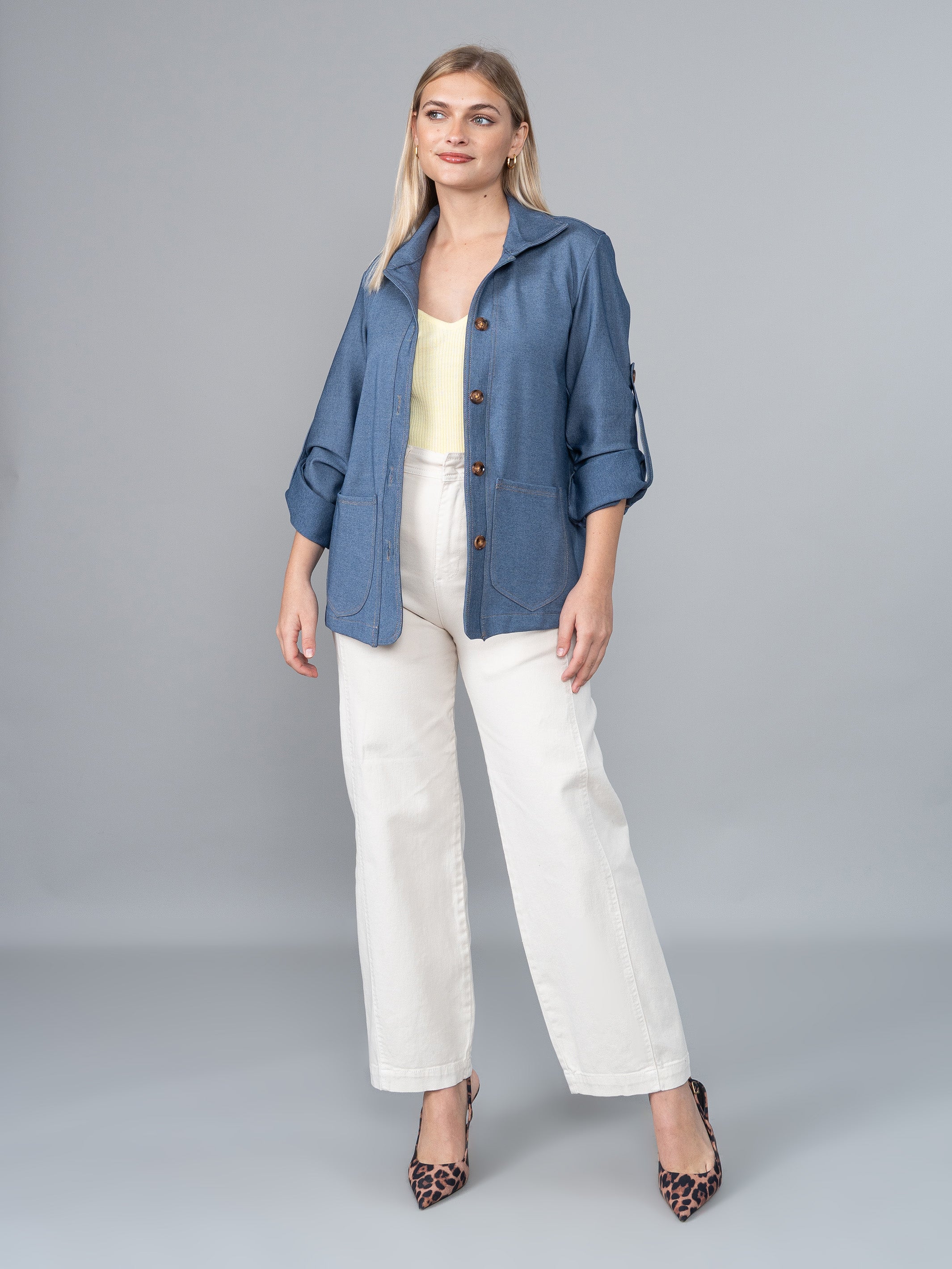 Saco Luciana Look Denim