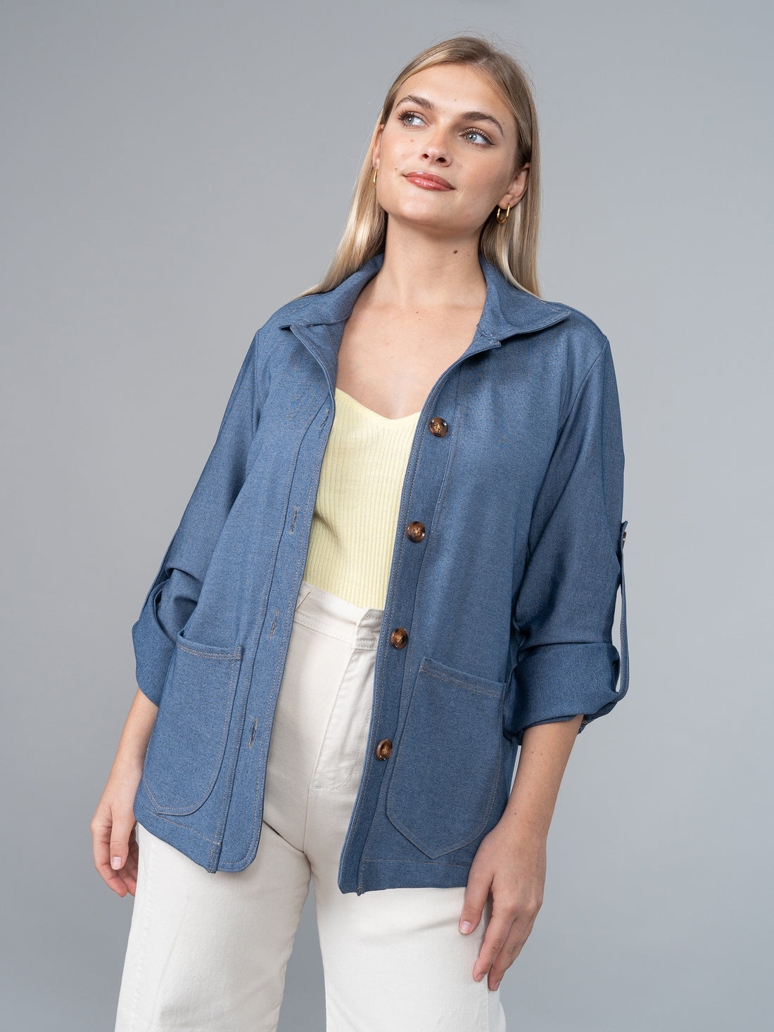 Saco Luciana Look Denim