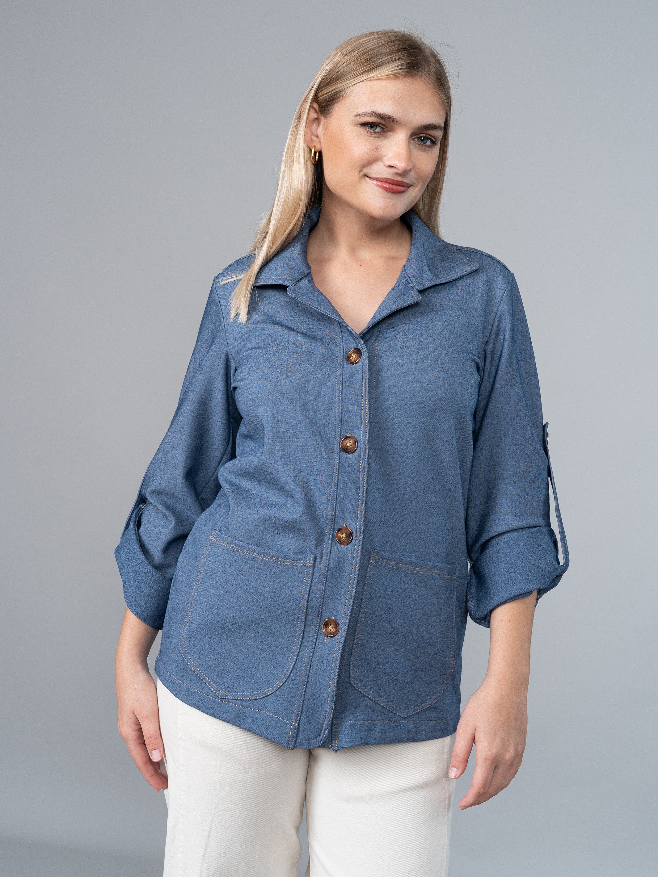 Saco Luciana Look Denim