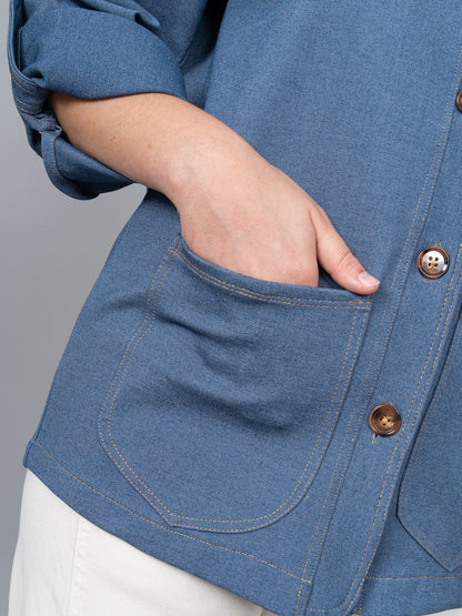 Saco Luciana Look Denim