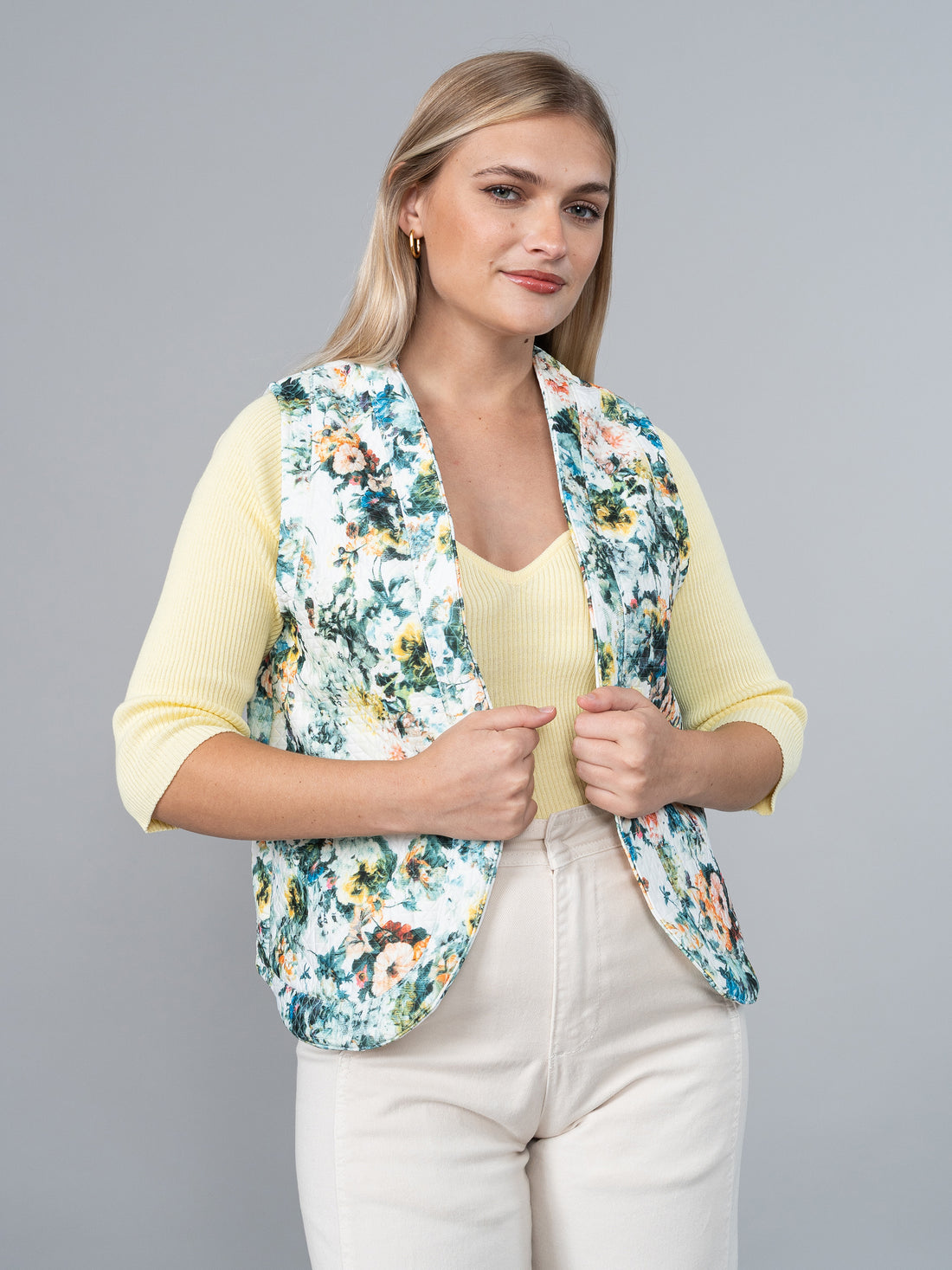 Chaleco Anastasia Estampado Verde en Samira
